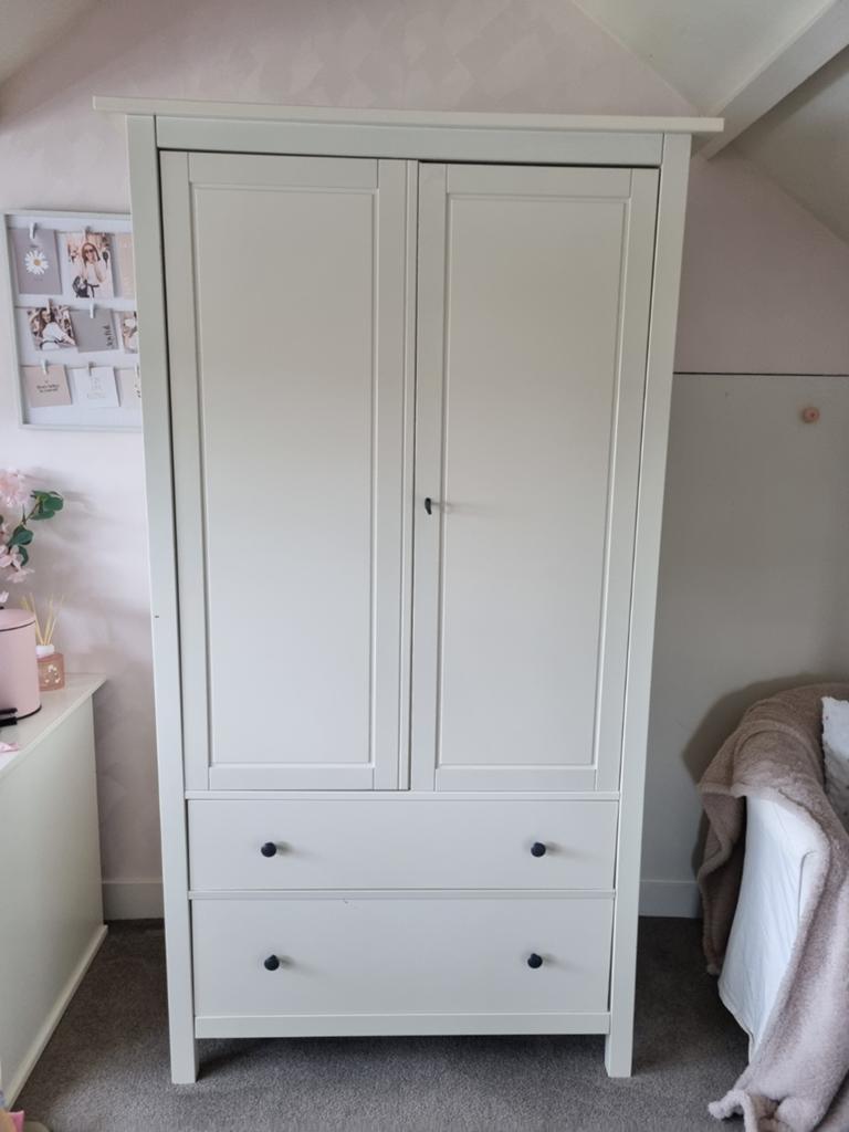 Ikea Hemnes kledingkast, Huis en Inrichting, Kasten | Kledingkasten, Ophalen, Gebruikt, 100 tot 150 cm, 150 tot 200 cm