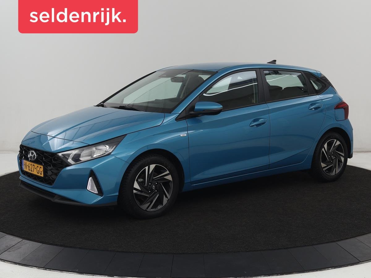 Hyundai i20 1.0 T-GDI Comfort | Trekhaak | Caplay | Camera |, Voorwielaandrijving, Gebruikt, Euro 6, Blauw