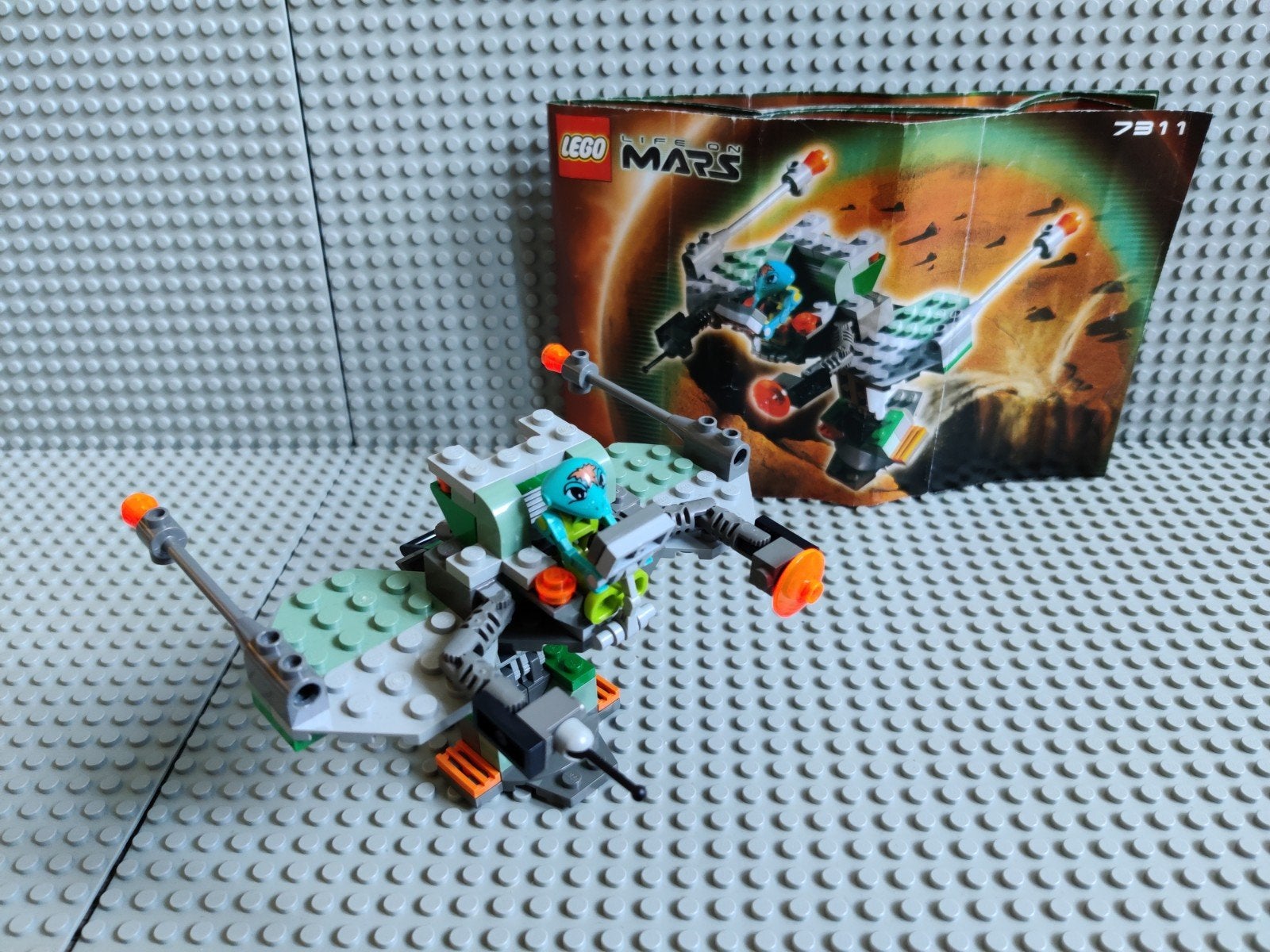 Lego Space Life on Mars 7311 Red Planet Cruiser compleet, Ophalen of Verzenden