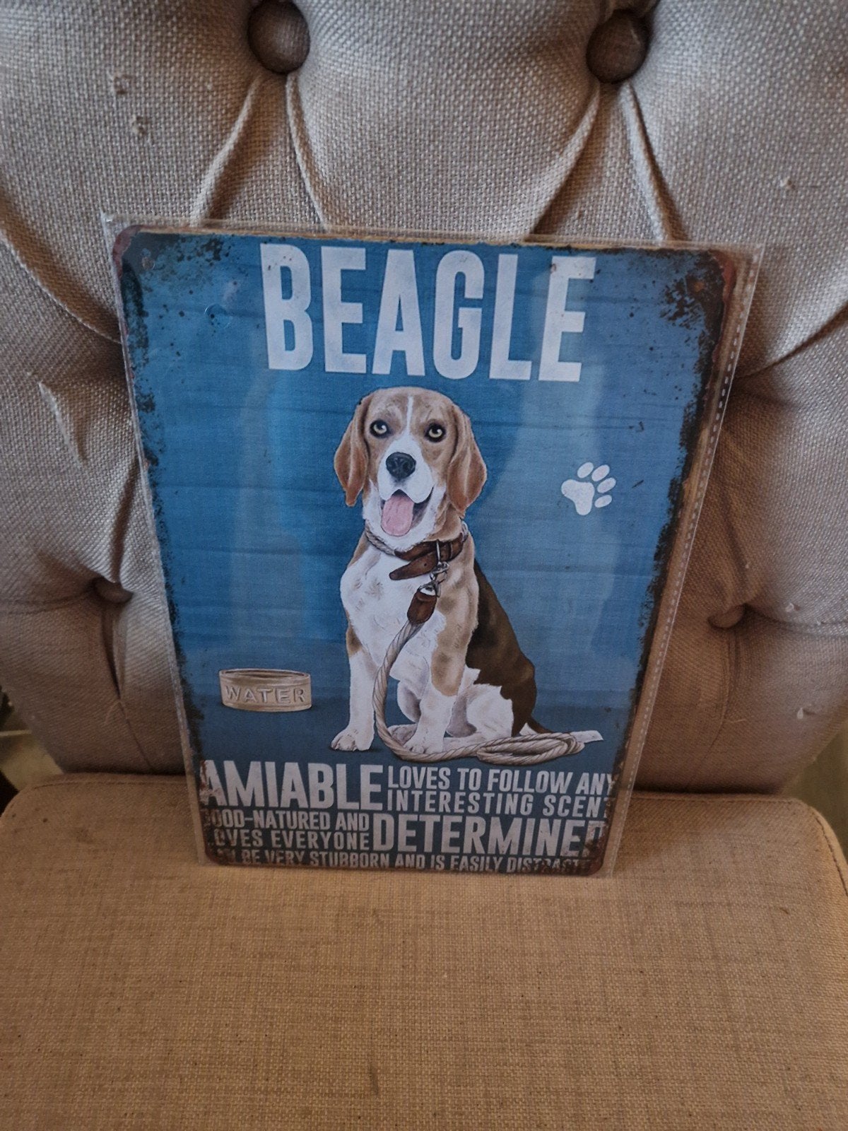 Beagle wandbord, Ophalen of Verzenden, Nieuw