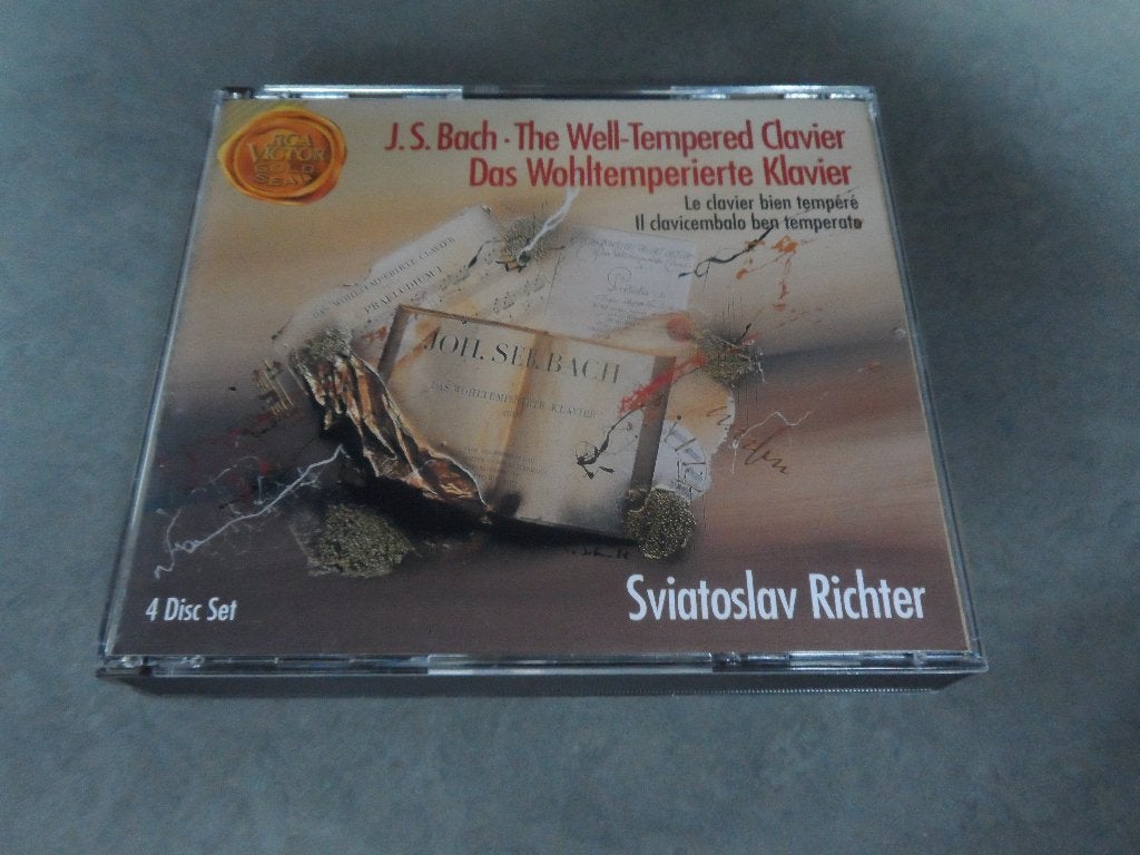 Bach, Sviatoslav Richter / Das Wohltemperierte Klavier - 4CD, Cd's en Dvd's, Cd's | Klassiek, Gebruikt, Overige typen, Barok, Verzenden