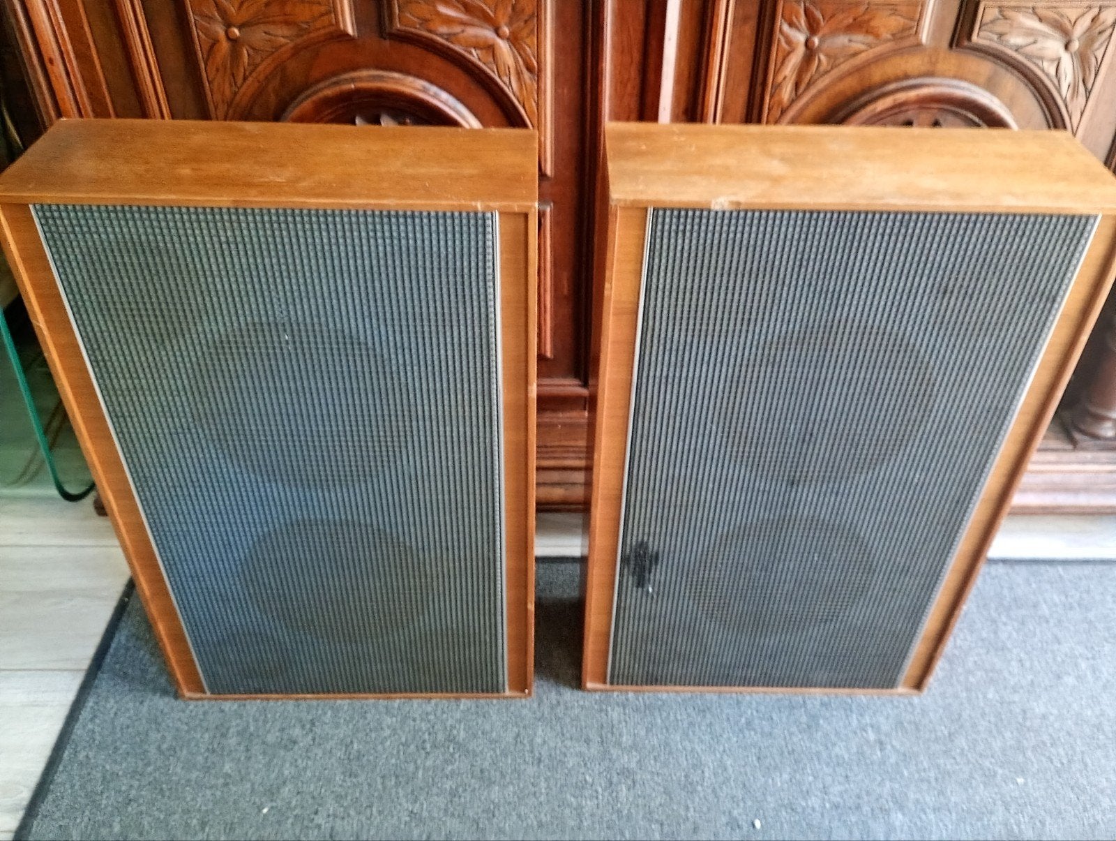 Grundig 731 Vintage Luidsprekers, Stereo speakers, Gebruikt, Minder dan 60 watt, Ophalen