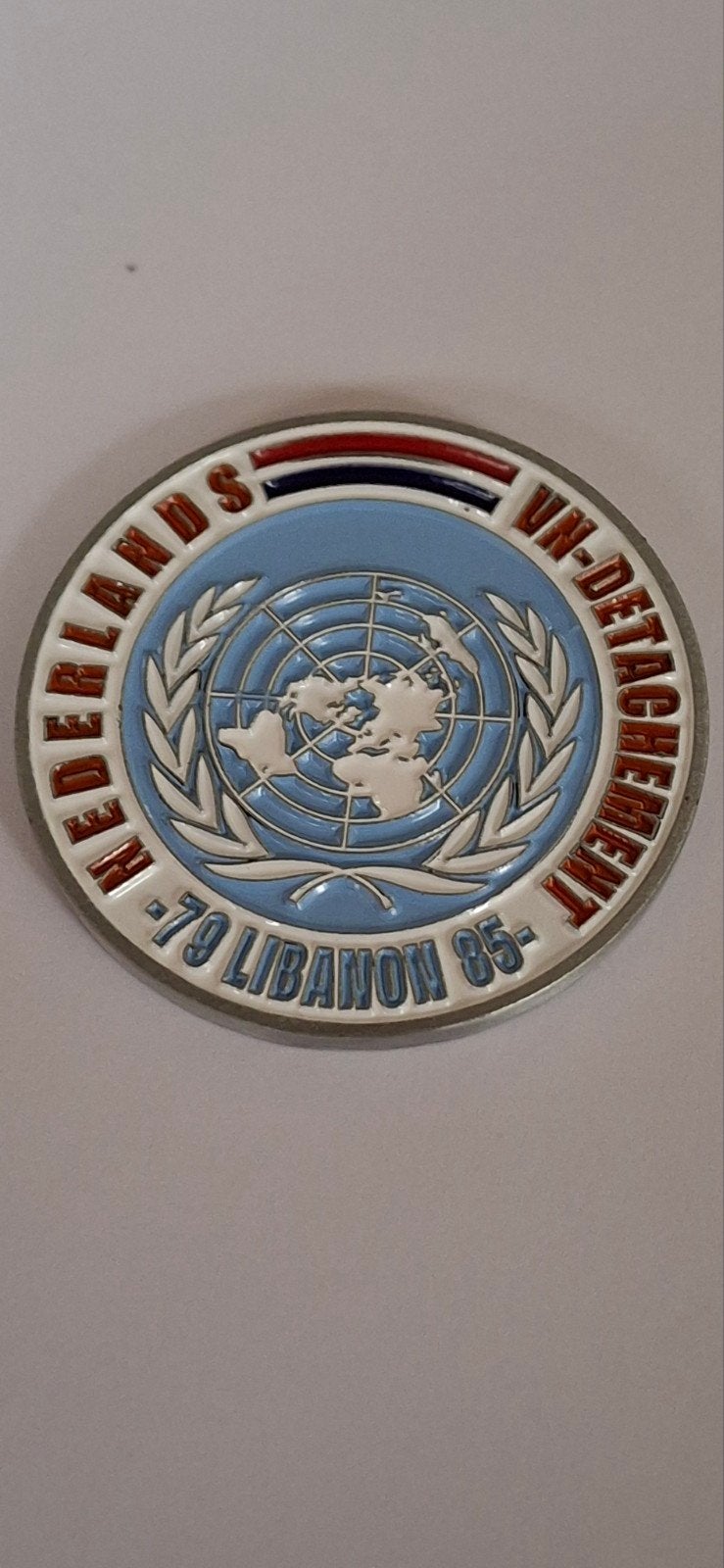 Coin unifil Libanon, Ophalen of Verzenden, Landmacht, Nederland, Overige typen