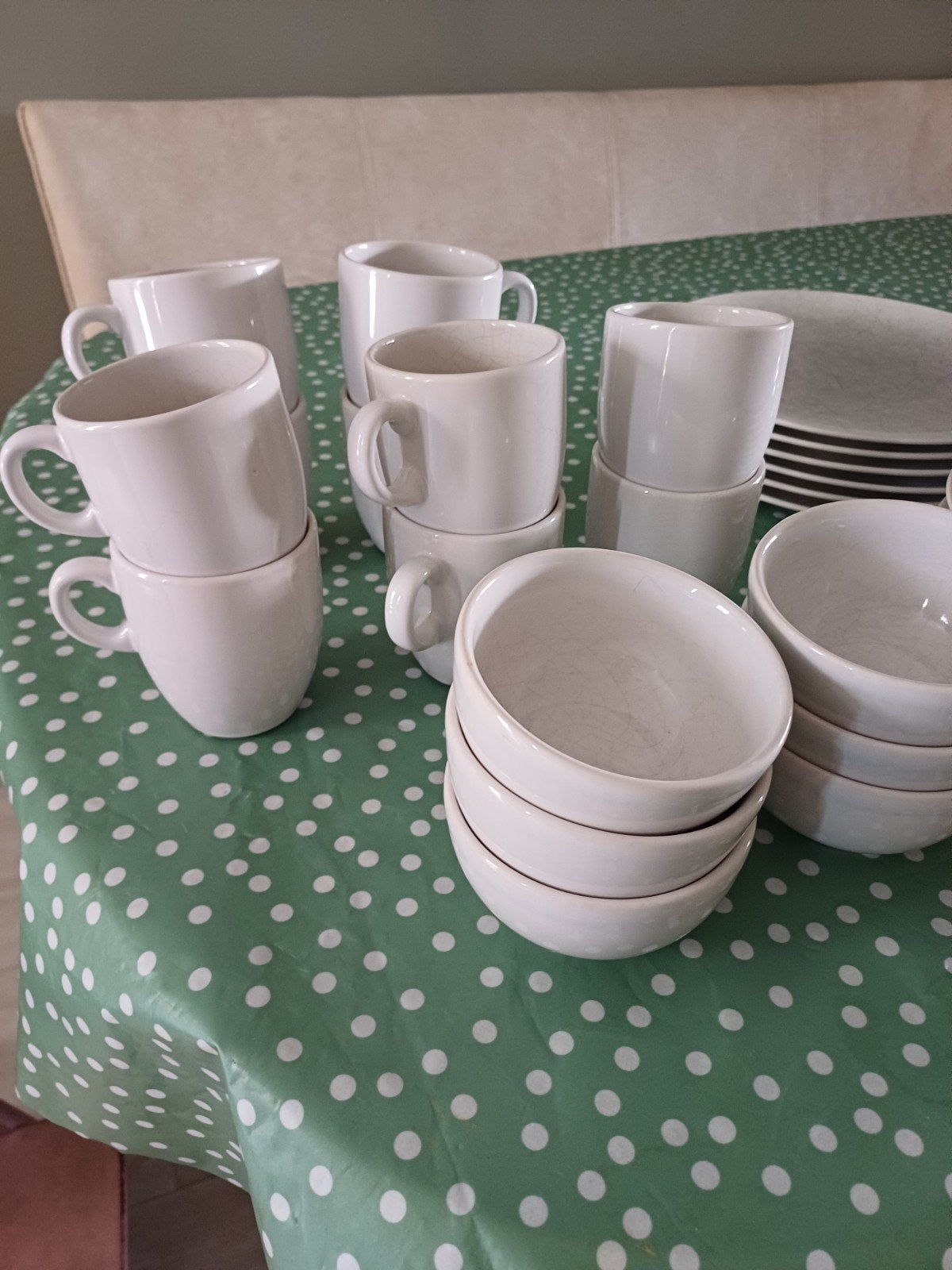 Uitgebreid servies: kopjes, schaaltjes, borden en meer, Ophalen, Gebruikt, Overige merken, Overige stijlen