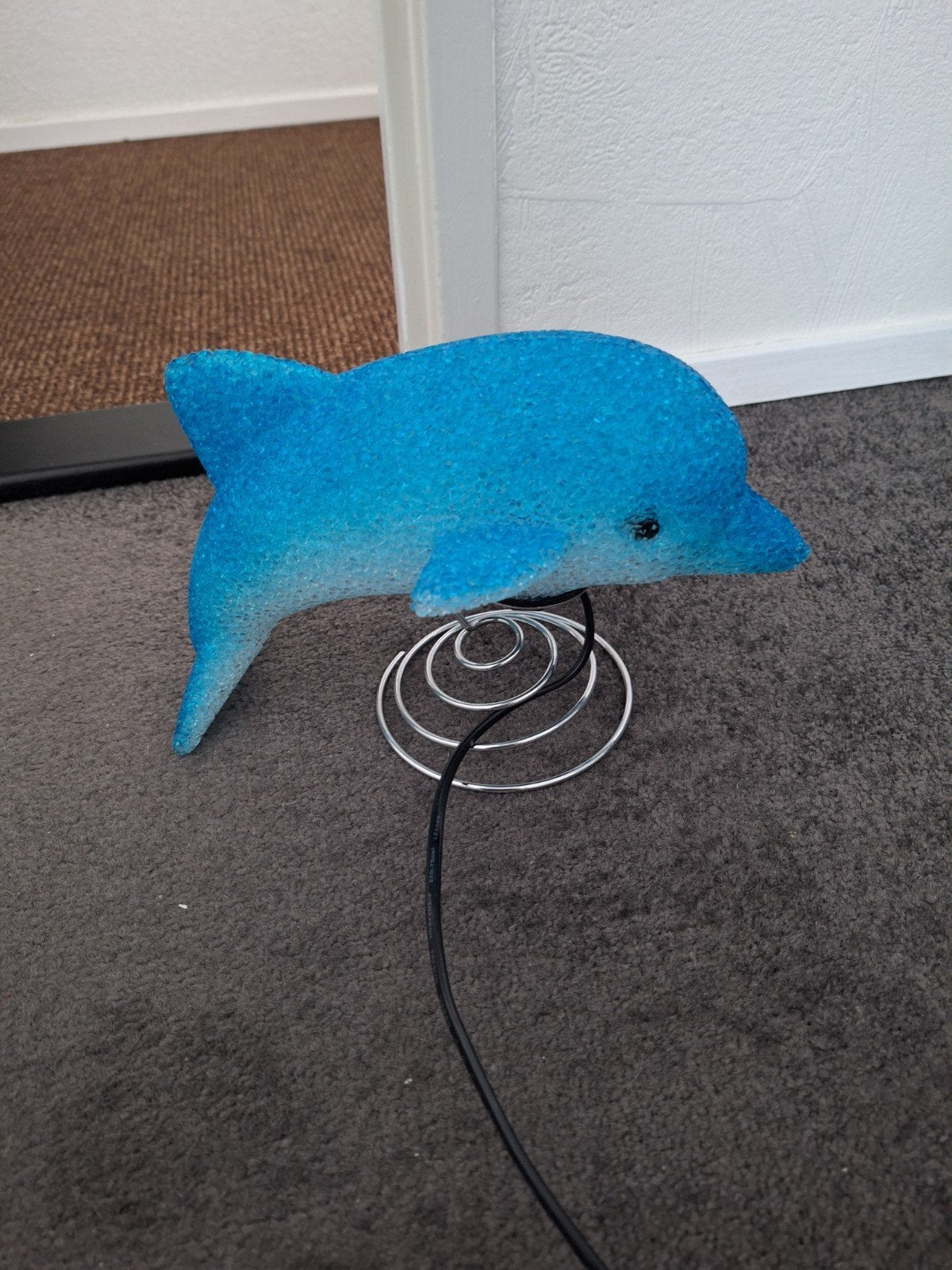 Leuke dolfijn lamp voor de kinderkamer, Blauw, Ophalen of Verzenden, Zo goed als nieuw, Lamp