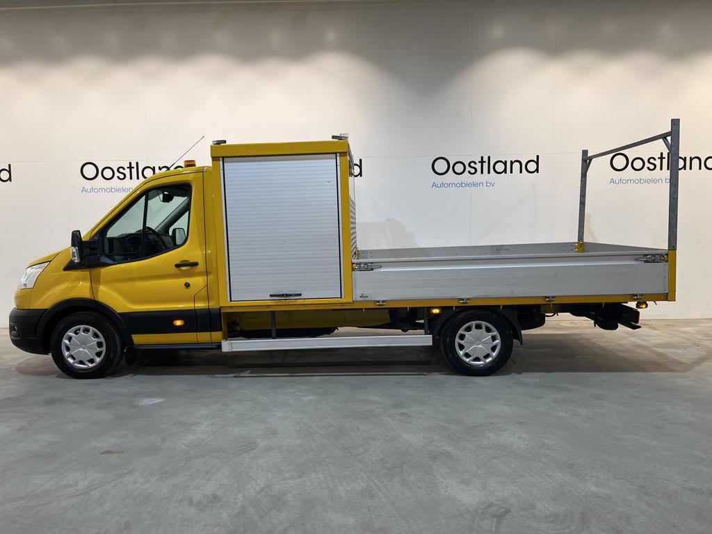Ford Transit 350 2.0 TDCI L4H1 Trend 130 PK RWD Open Laadbak, Auto's, Bestelauto's, 13 km/l, Met garantie (alle), Origineel Nederlands