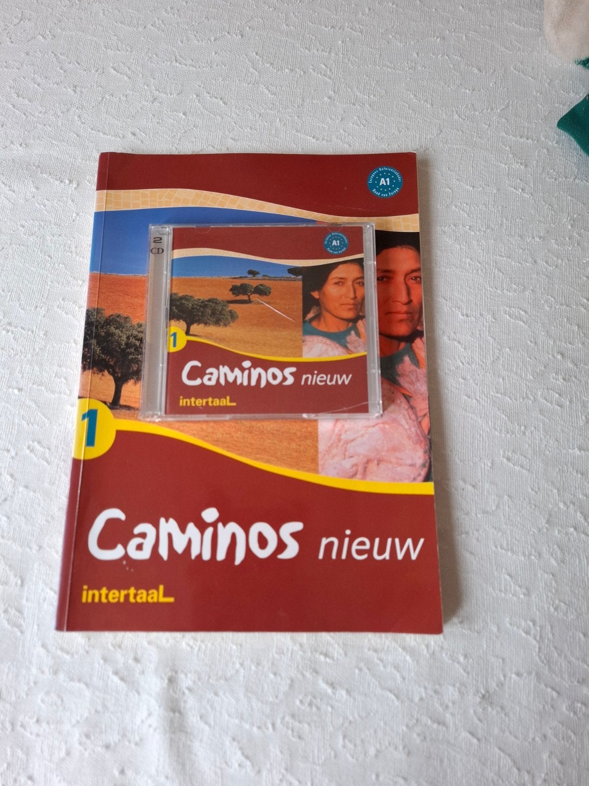 Grats Taal leren Spaans caminos boek en cd, Ophalen, Zo goed als nieuw