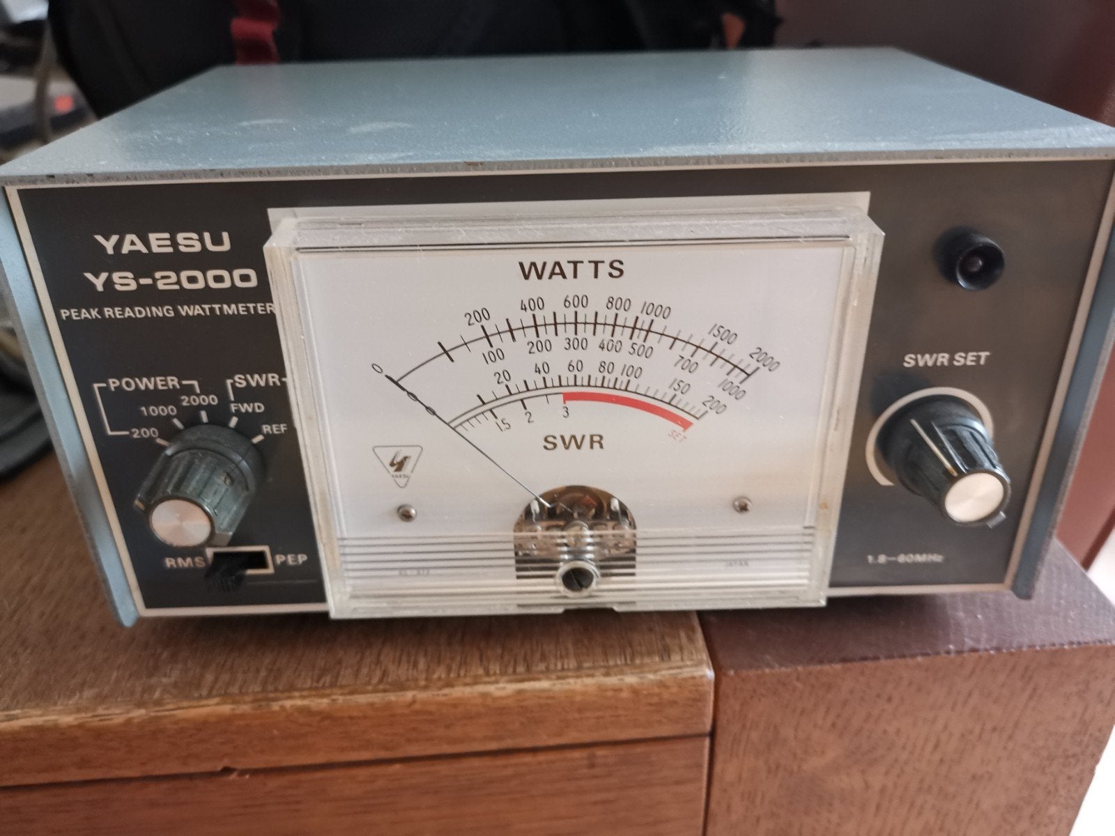 Yaesu YS-2000 Peak Reading Wattmeter SWR Meter, Telecommunicatie, Zenders en Ontvangers, Ophalen of Verzenden, Gebruikt, Zender en Ontvanger