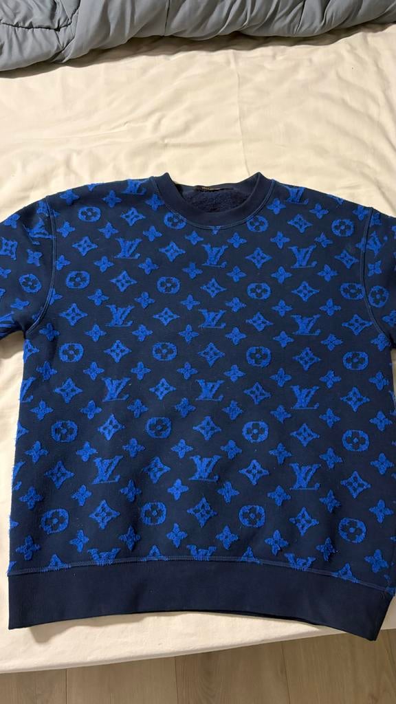 Louis Vuitton Monogram Trui - Blauw, Ophalen of Verzenden, Gedragen, Overige maten, Blauw