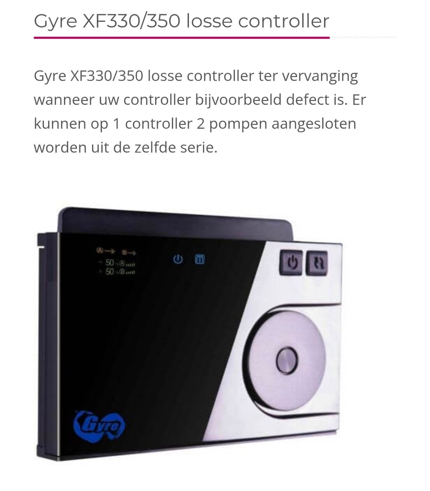maxspect gyre controller 330 3 pompen 2 controllers, Ophalen of Verzenden