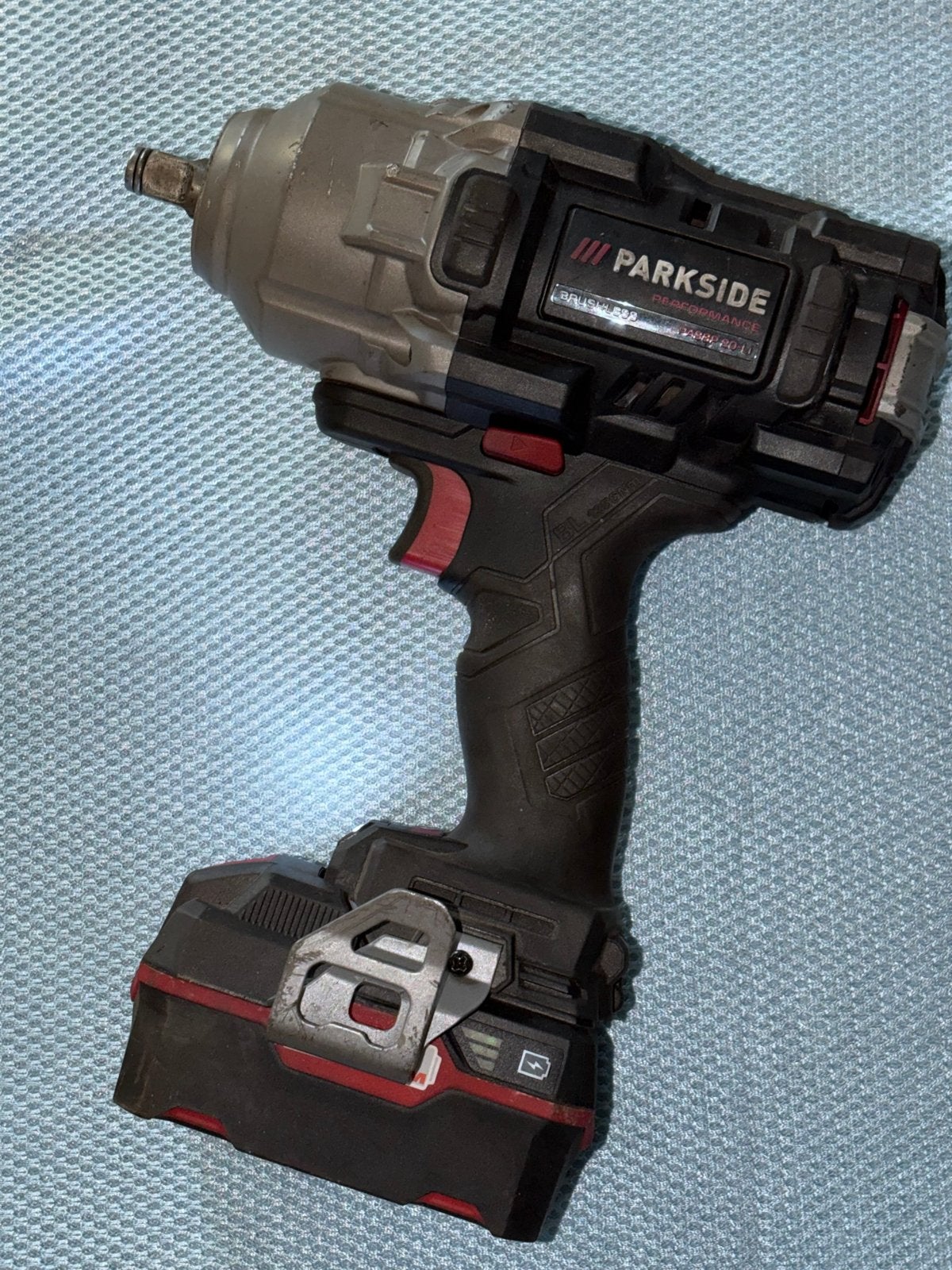 Parkside 20V Accu-Slagmoersleutel - Zo goed als nieuw, Doe-het-zelf en Verbouw, 600 watt of meer, Variabele snelheid, Overige typen