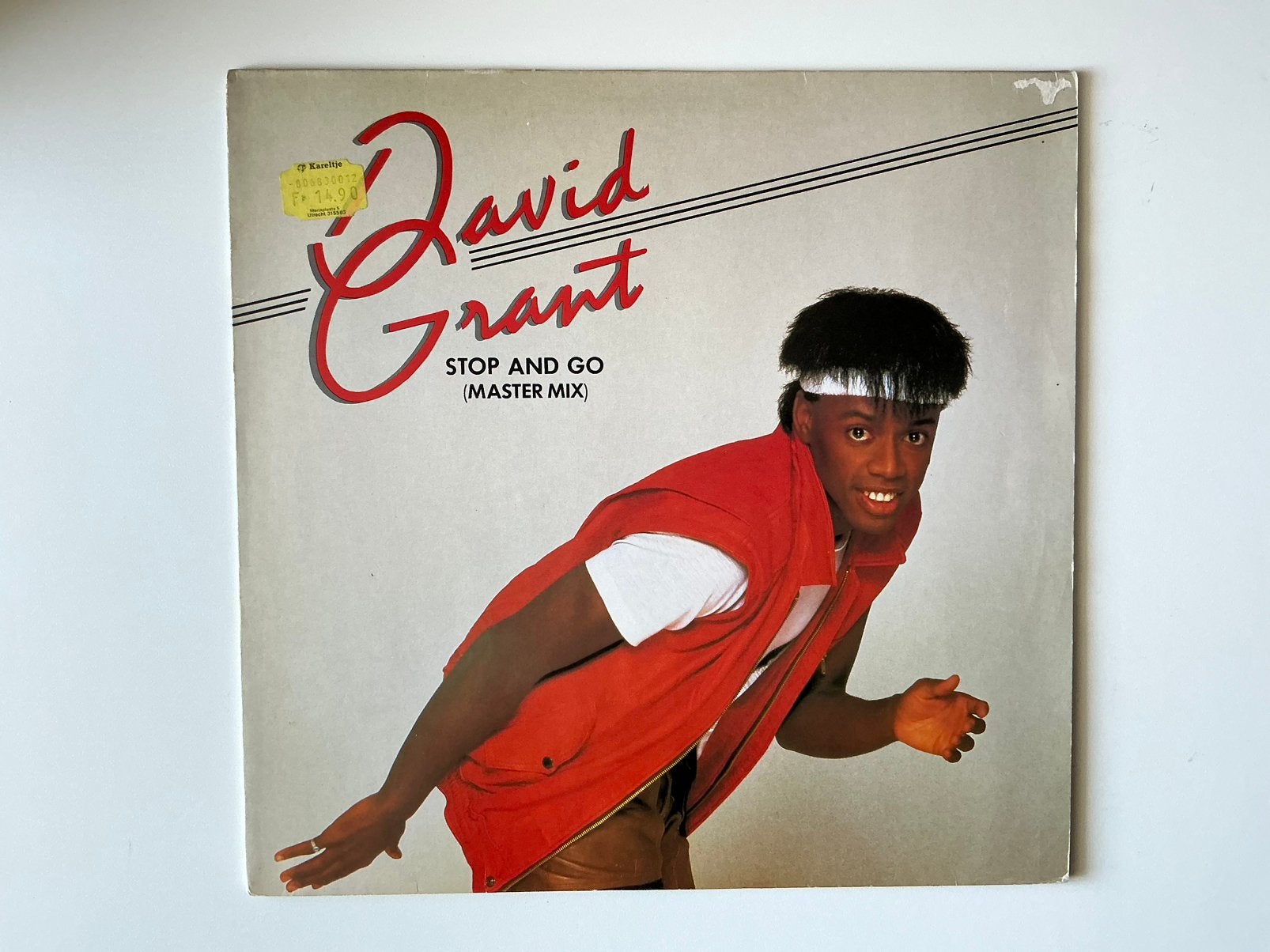 David Grant – Stop And Go 12: disco synth pop, Zo goed als nieuw, Disco, 12 inch, Overige typen