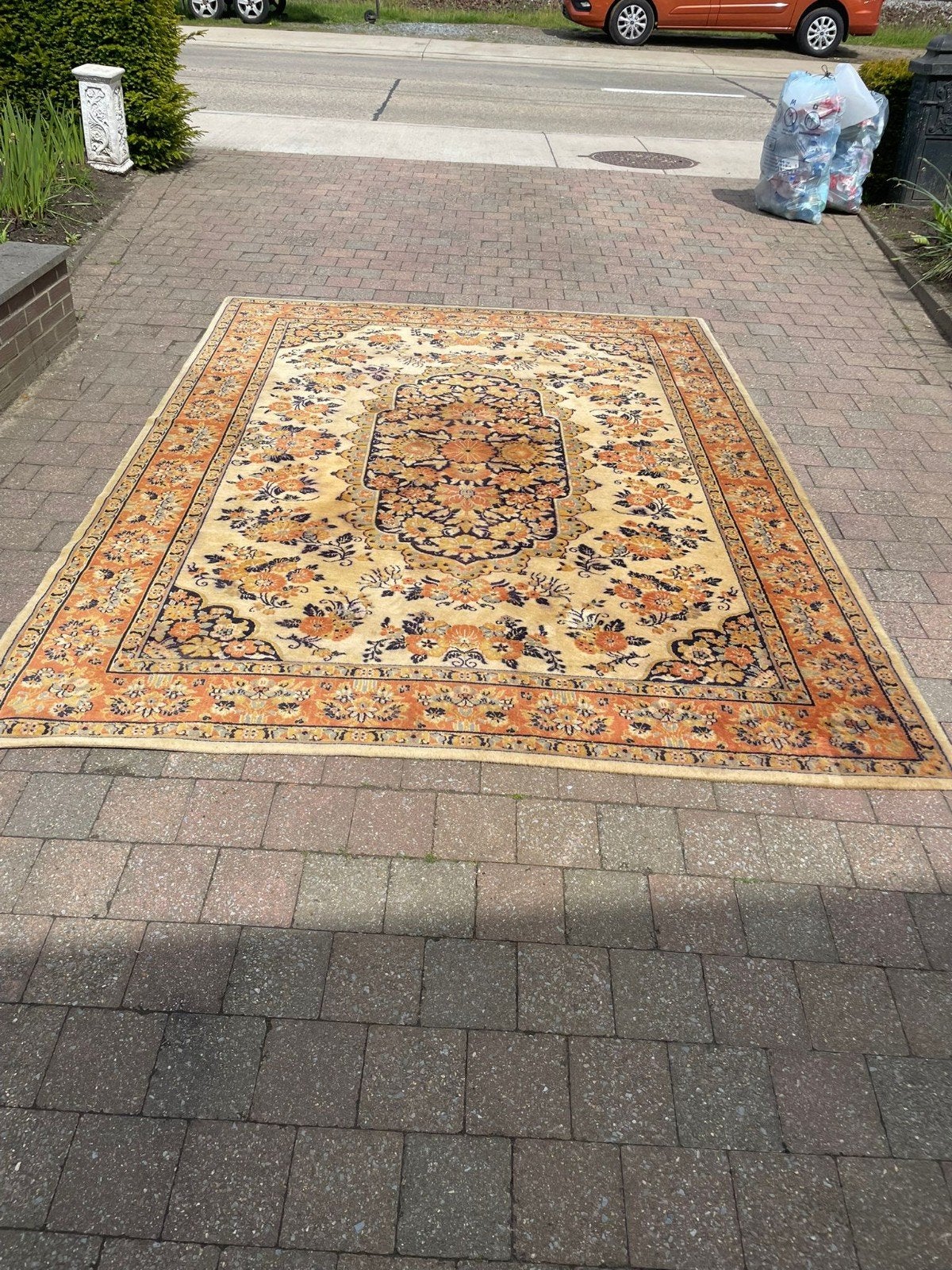 prachtig groot vintage Perzisch wollen tapijt 300x200!, Huis en Inrichting, Stoffering | Tapijten en Kleden, Perzisch, 200 cm of meer