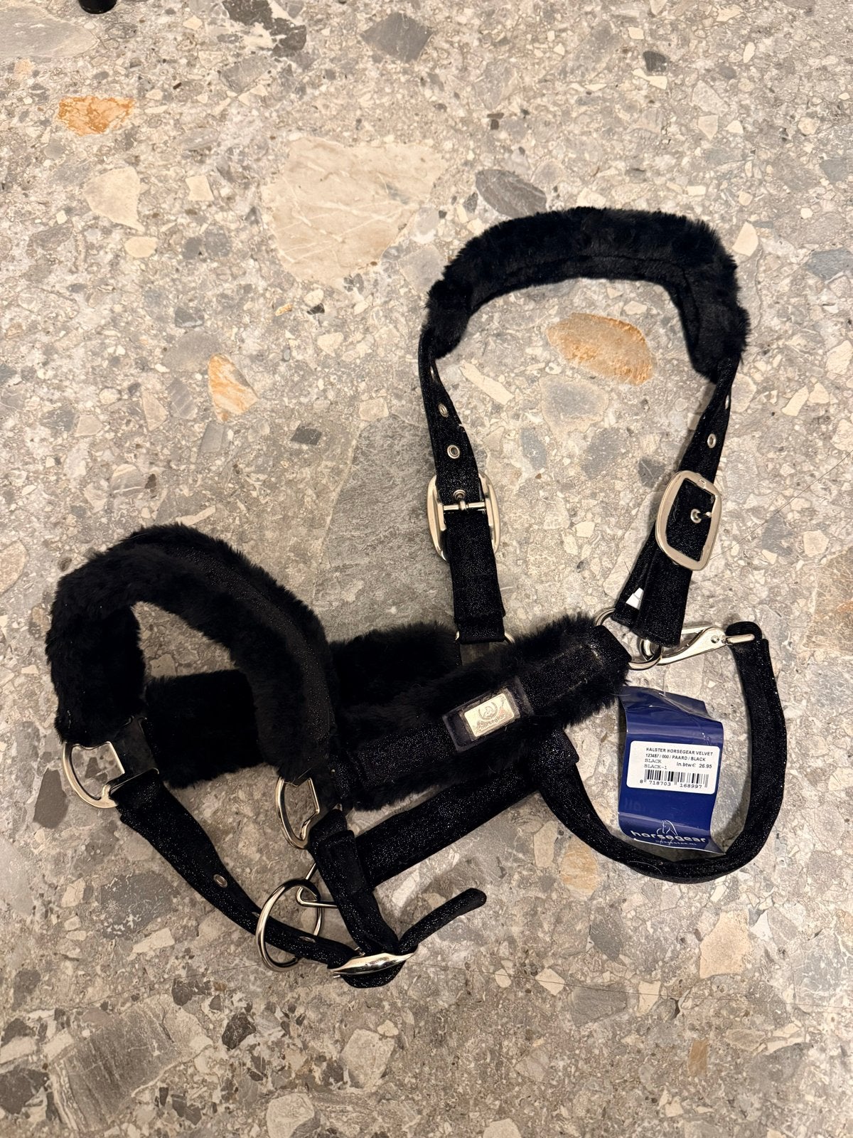 NIEUW Halster Horsegear zwart bont (maat full), Dieren en Toebehoren, Ophalen of Verzenden, Nieuw