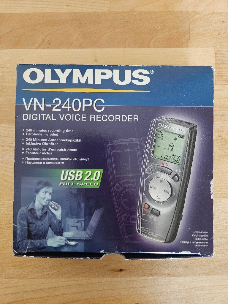 Olympus VN-240PC Digital Voice Recorder, Ophalen, Nieuw, Audio