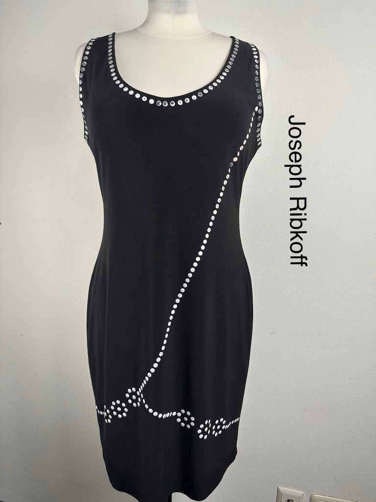 Joseph Ribkoff Jurk  (mt: 44) DR/497, Kleding | Dames, Joseph Ribkoff, Joseph Ribkoff, Zwart, Maat 42/44 (L)