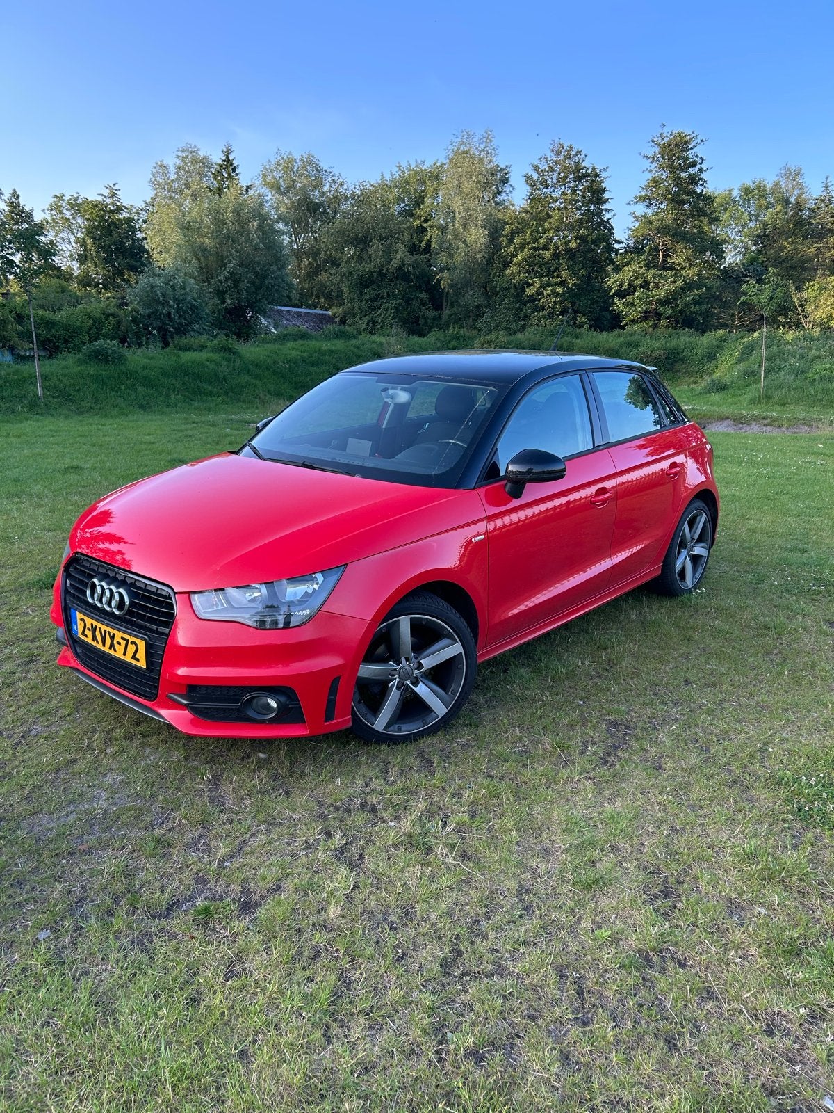 Audi A1 1.2 Tfsi 63KW SB 2013 Rood, Auto's, Audi, Particulier, A1, Benzine, A, Hatchback, Handgeschakeld, Origineel Nederlands