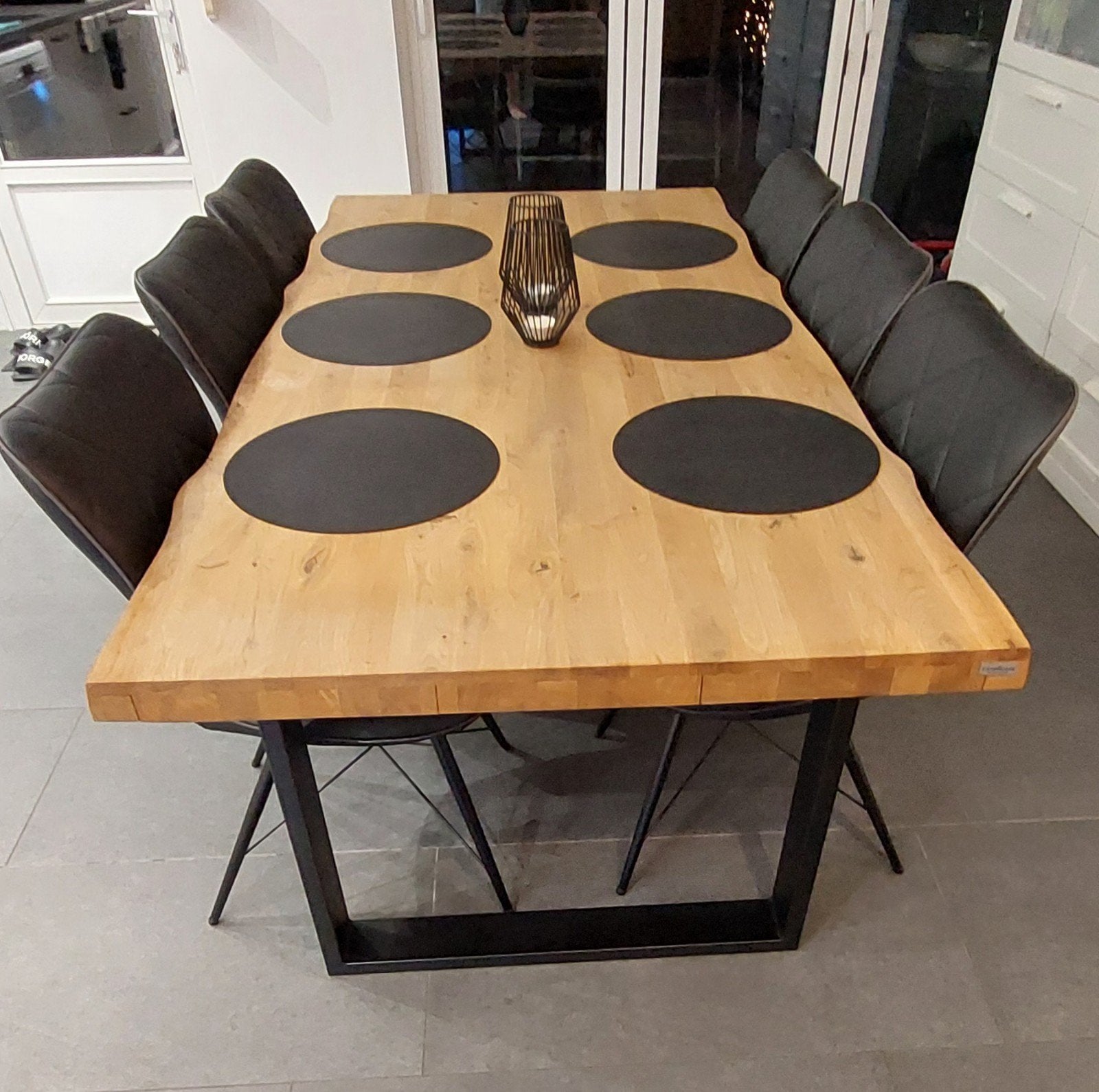 eetkamertafel, Ophalen, Eikenhout, 200 cm of meer, 50 tot 100 cm