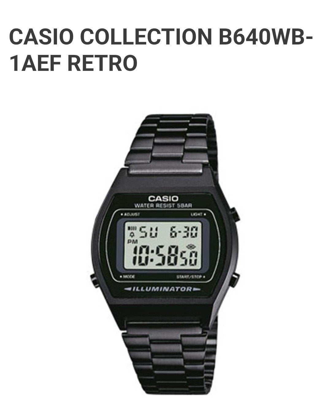Casio B640WB-1AEF Horloge - Nieuw in doos, Kunststof, Polshorloge, Nieuw, Ophalen of Verzenden