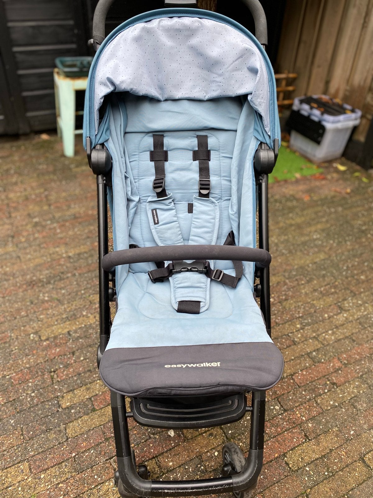Easywalker Buggy xs- Lichtblauw, Ophalen, Gebruikt, Overige merken, Verstelbare rugleuning