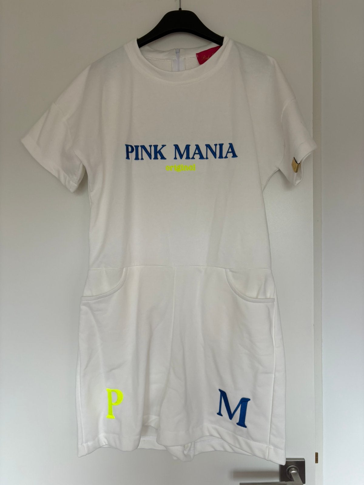 Pink Mania Original Playsuit Wit Maat M, Kleding | Dames, Jumpsuits, Ophalen of Verzenden, Nieuw, Maat 38/40 (M), Wit