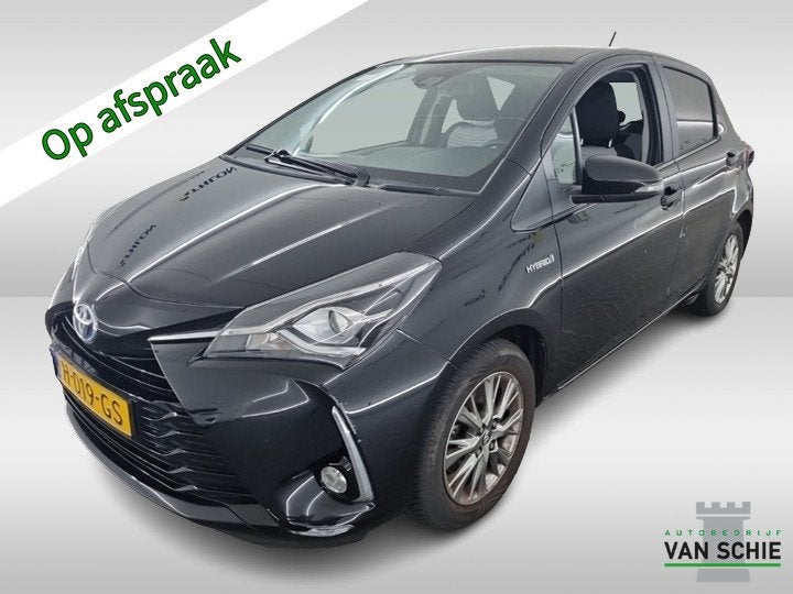 Toyota Yaris 1.5 Hybrid Dynamic 1e-Eig. & Dealer-Onderh BOVA, 12 maanden, 4 cilinders, Zwart, Origineel Nederlands