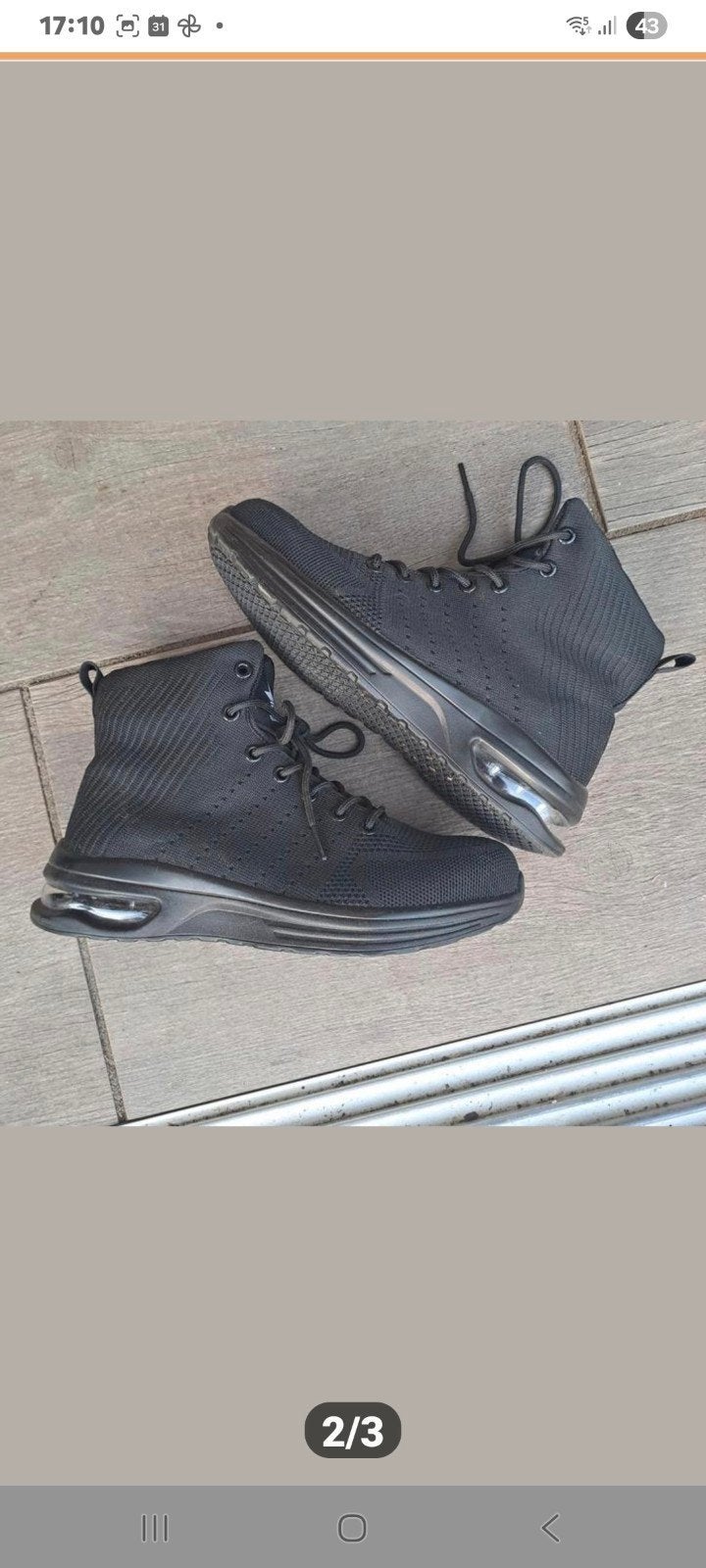 werkschoenen met stalen neus maat 41, Ophalen, Zo goed als nieuw