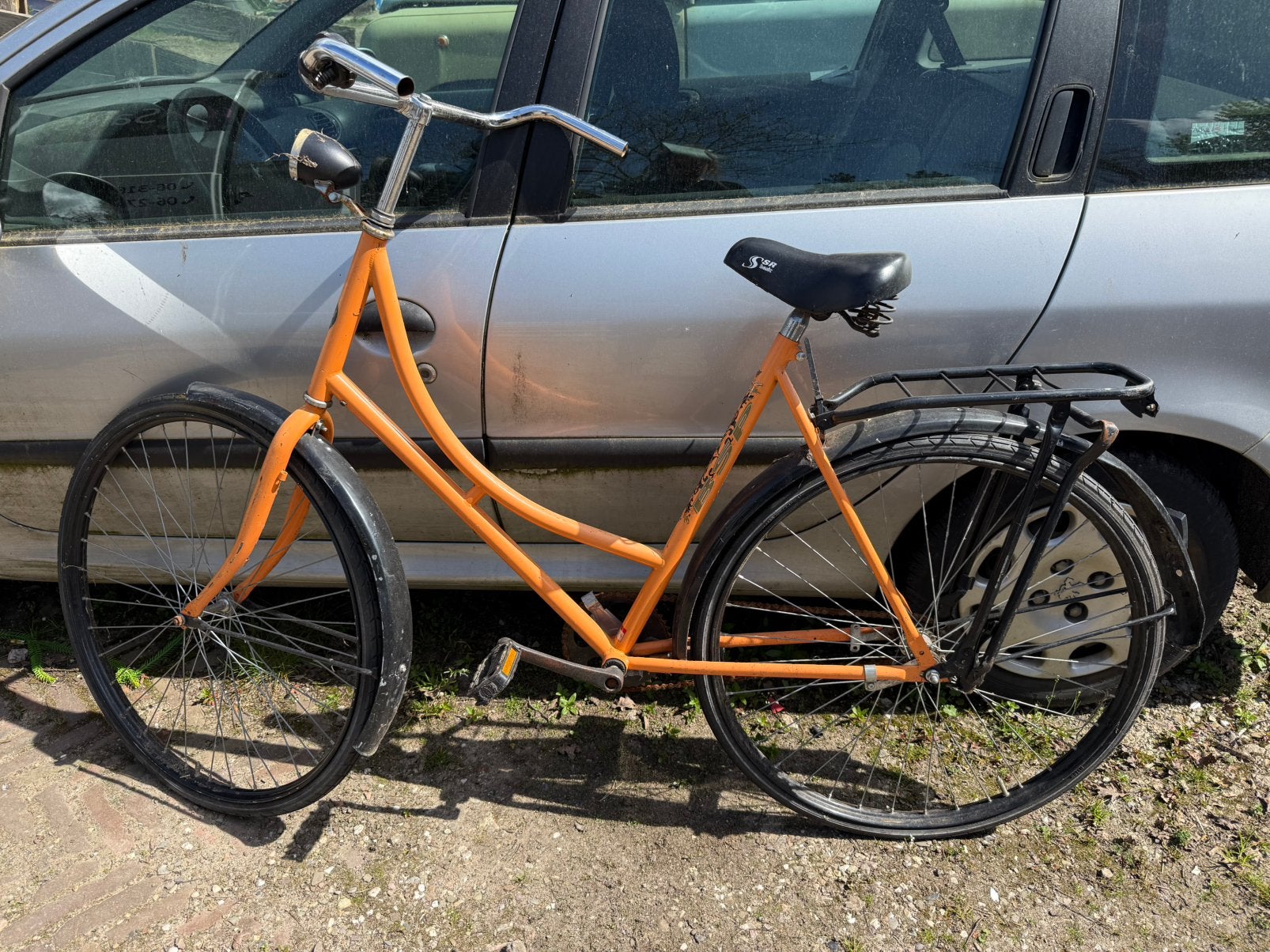Oranje omafiets - BSP - opknapper, Ophalen, Terugtraprem, Gebruikt, Bsp