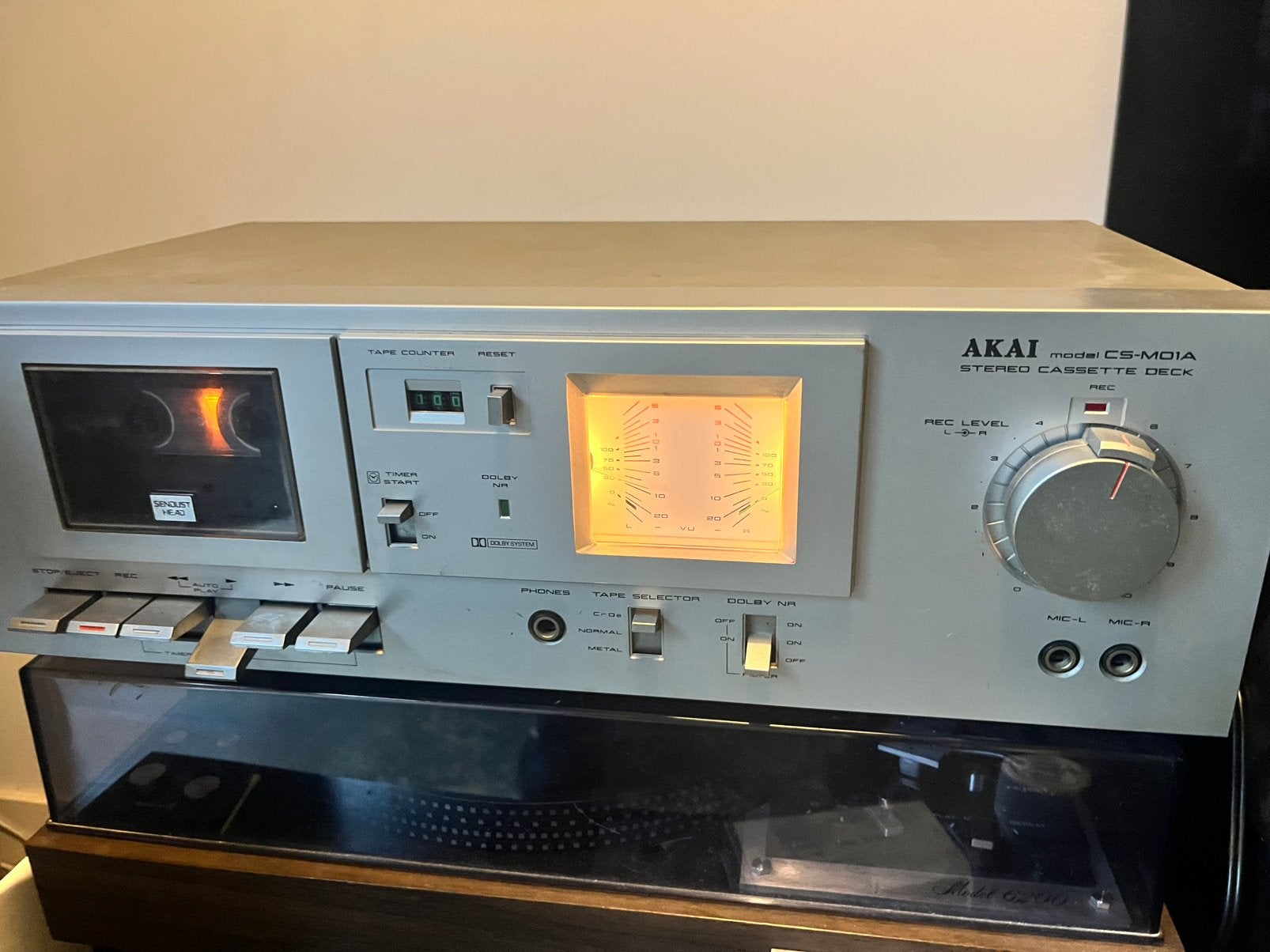 Akai CS-M01A cassettespeler cassettedeck, Ophalen, Akai