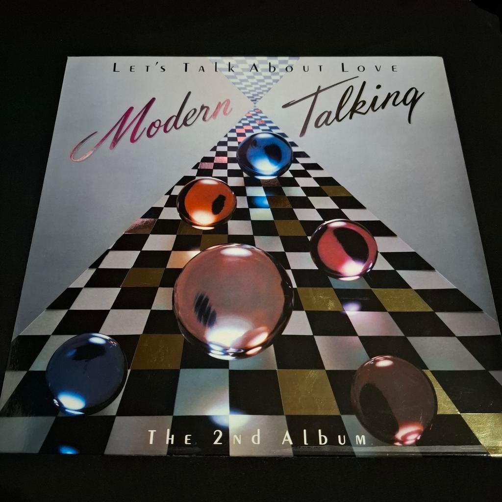Modern Talking - Let's Talk About Love (1985) LP + Stickers, Cd's en Dvd's, Vinyl | Pop, Originele persing, 1980 - 1989, Ophalen of Verzenden