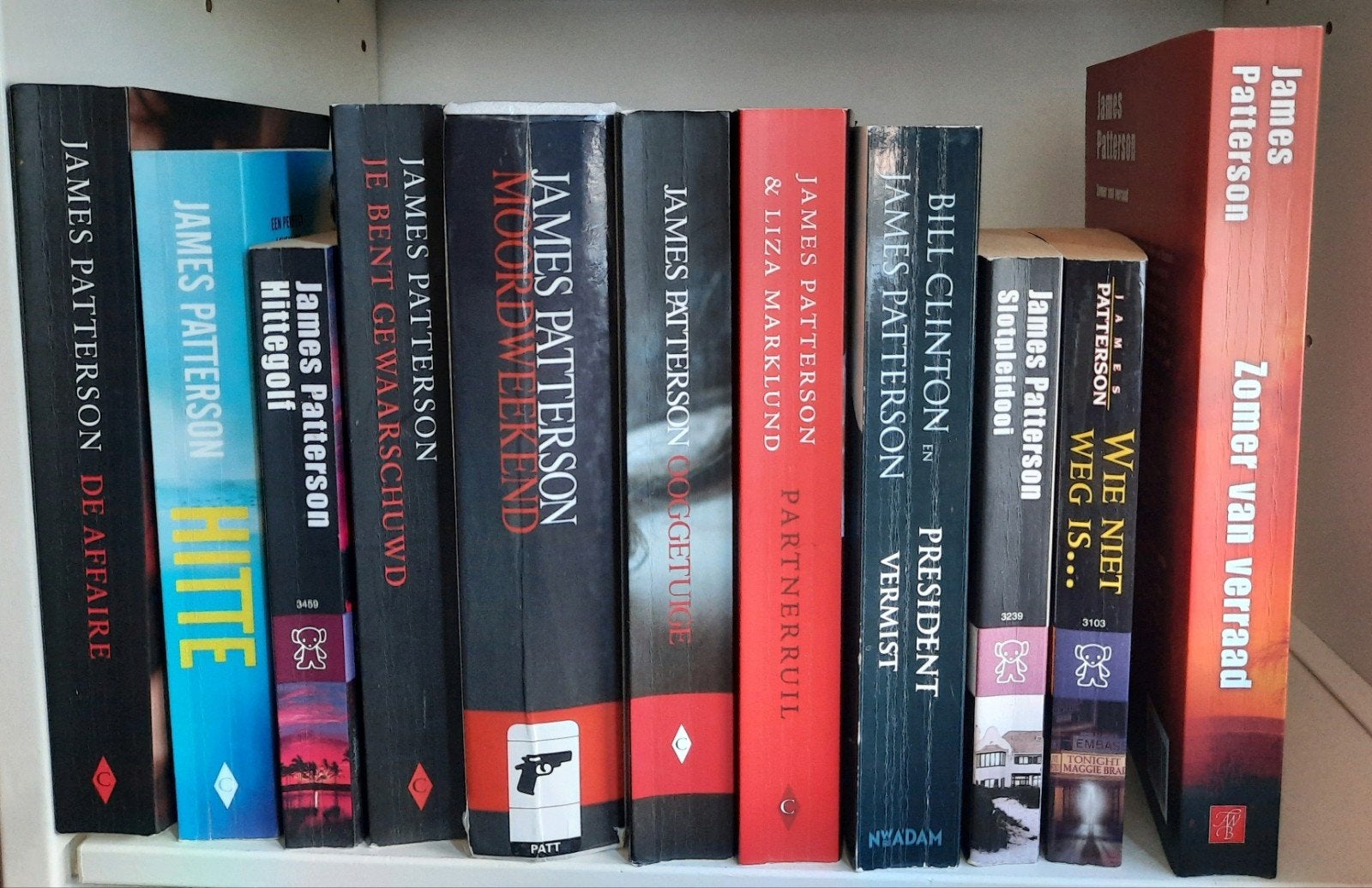 23x James Patterson, Ophalen of Verzenden