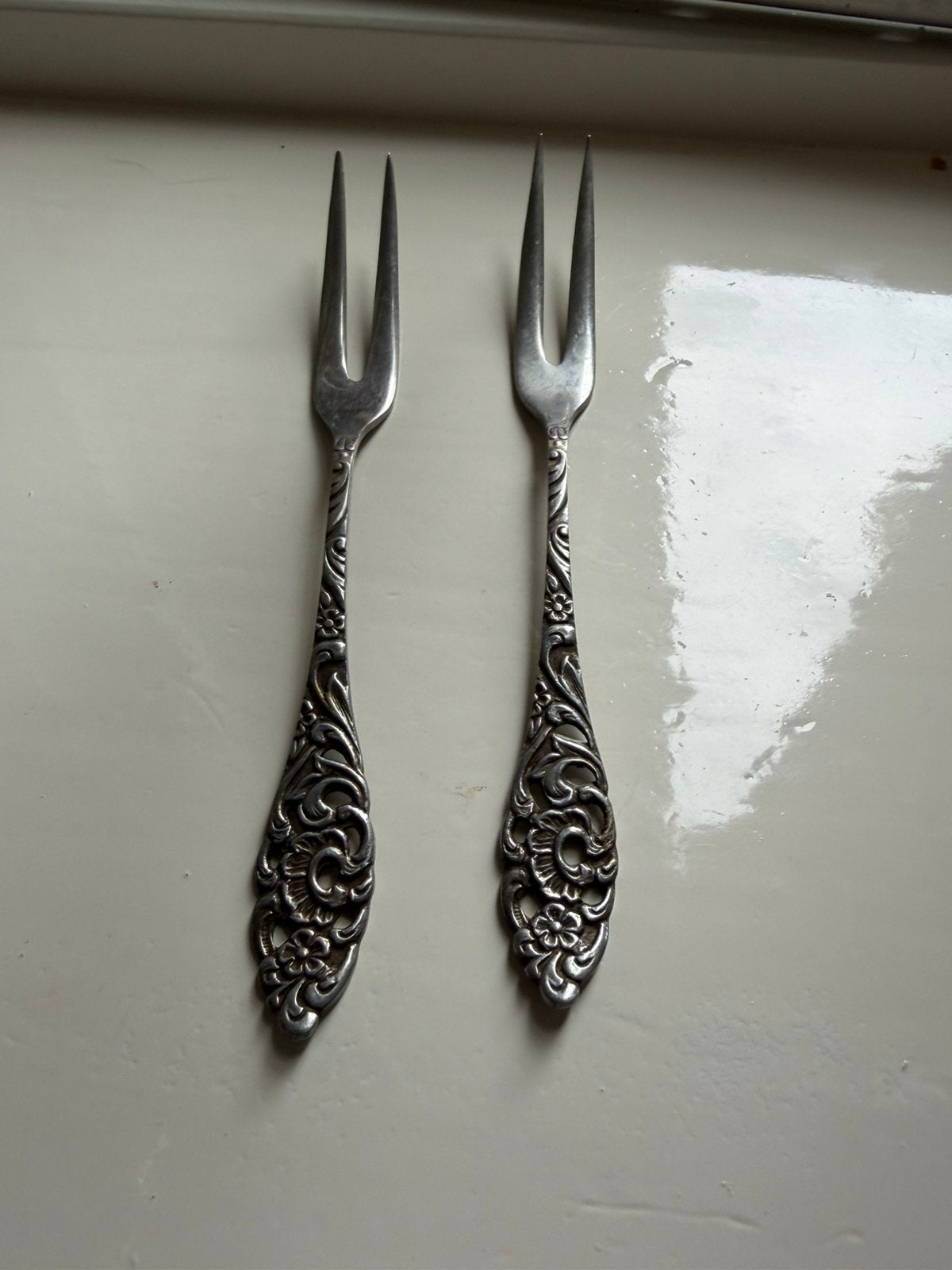 2 x vitage sola gebaks vorkjes, Ophalen of Verzenden