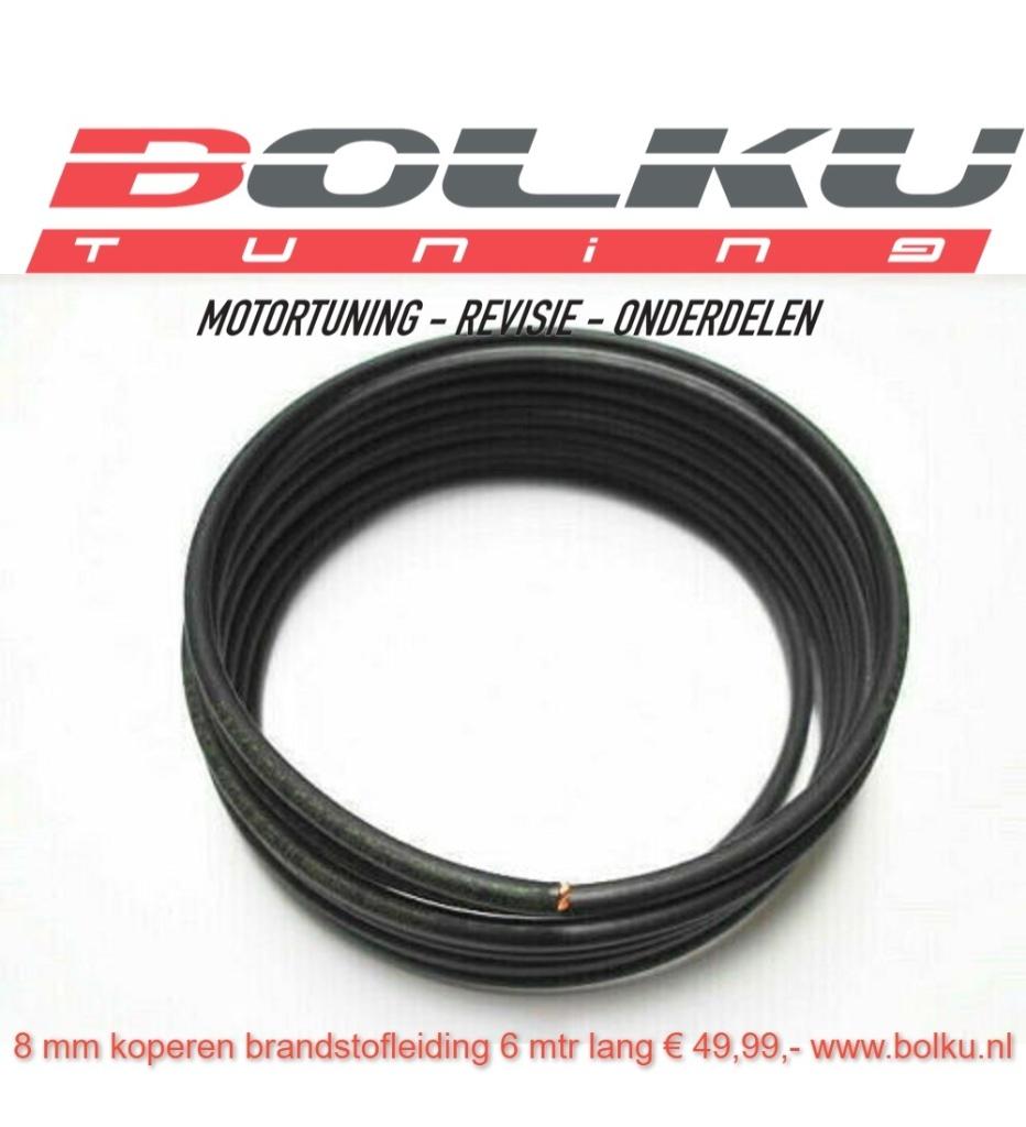 8 mm koperen leiding brandstofleiding, Ophalen of Verzenden, Bolku Tuning, Info@bolku.nl, 6851TB