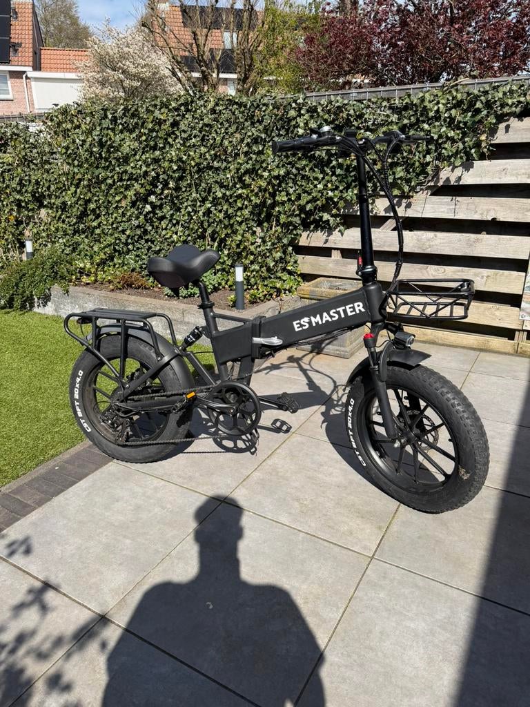 ES Master elektrische vouwfiets met fatbike banden., Fietsen en Brommers, Ophalen of Verzenden, Zo goed als nieuw, 20 inch of meer