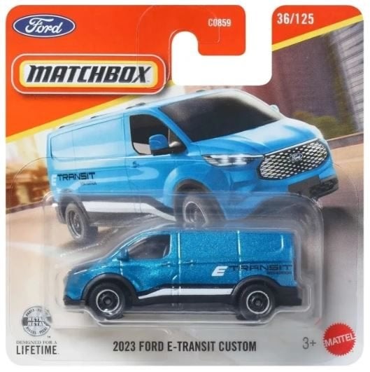 2025 Matchbox 2023 Ford E-Transit Custom, Ophalen of Verzenden, Nieuw