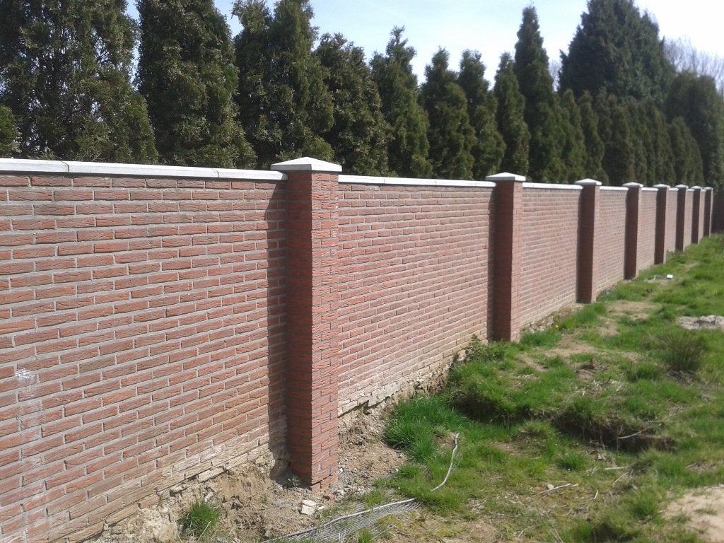 Betonnen poeren, afdekmuurplaten pilaarhoedjes, Tuin en Terras, Ophalen, Nieuw