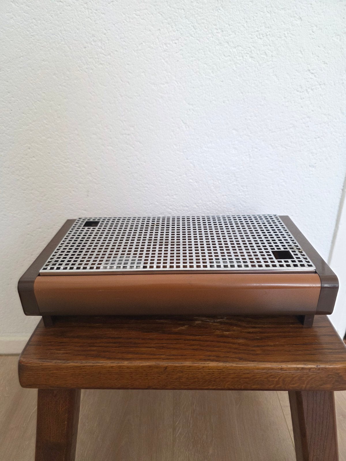 Vintage Brabantia Rechaud Schotelwarmer Jaren 70/80 Bruin, Ophalen of Verzenden