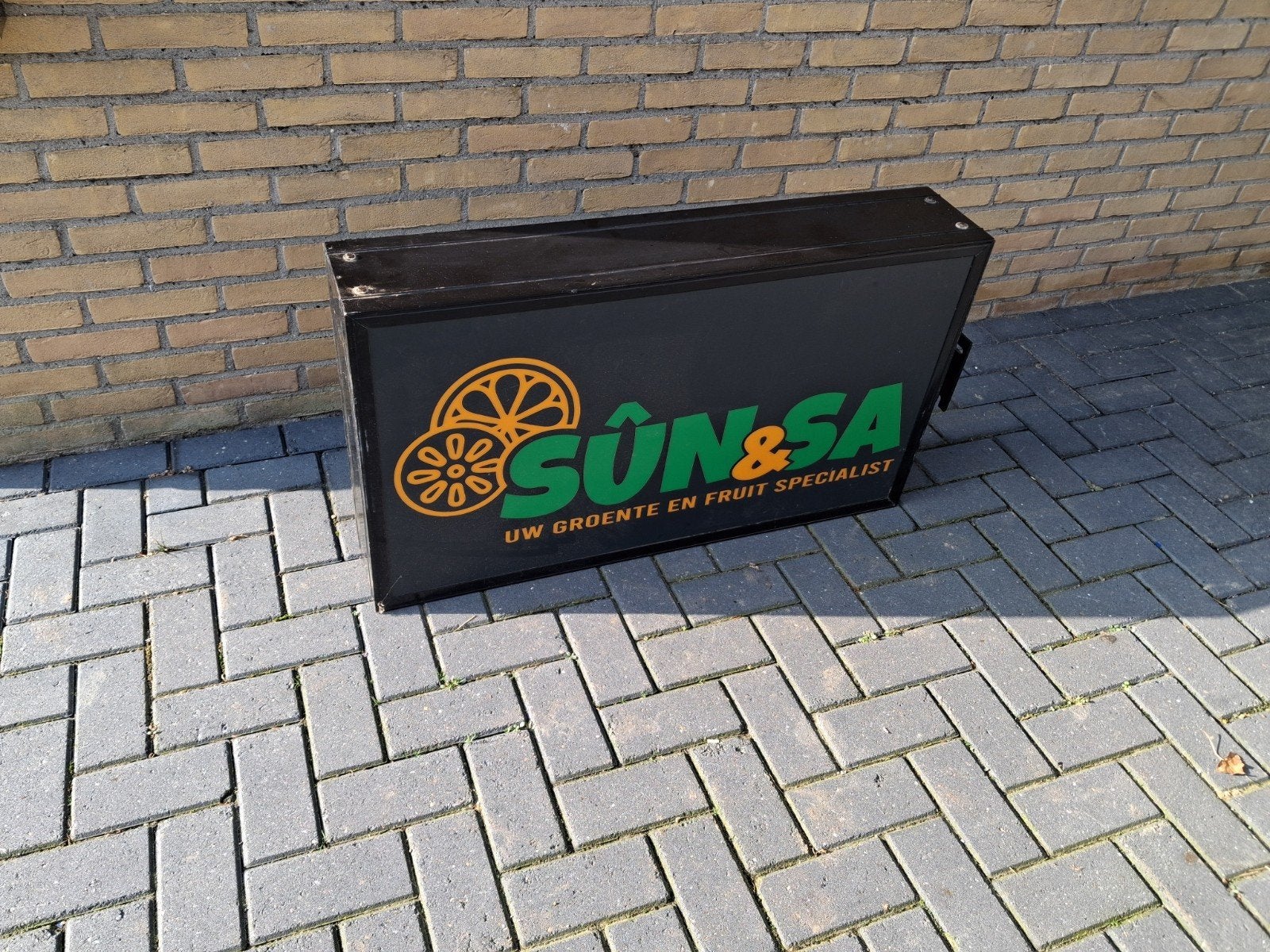 Lichtreclame bord voor eigen reclame - 100.5 x 57.5 cm, Ophalen of Verzenden