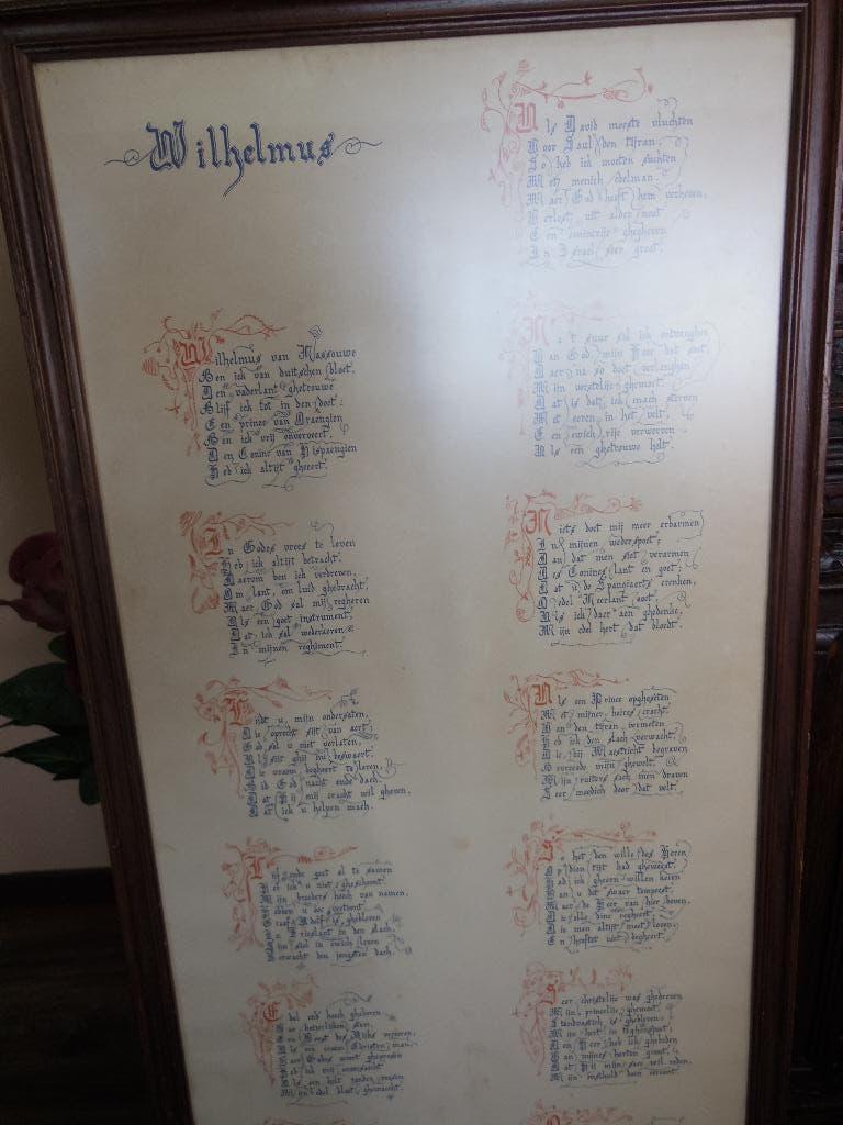 wilhelmus, Ophalen, Gebruikt, Nederland, Kaart, Foto of Prent