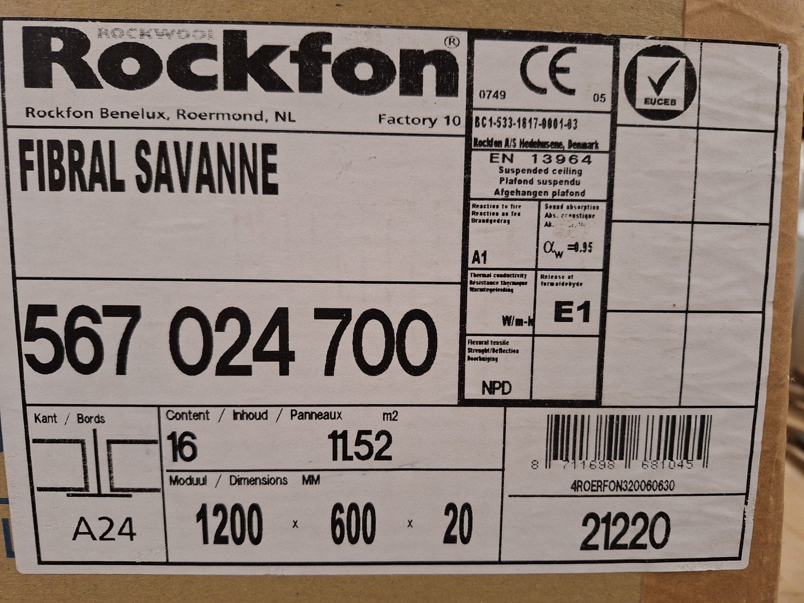 systeem plafond platen 7 stuks, Ophalen