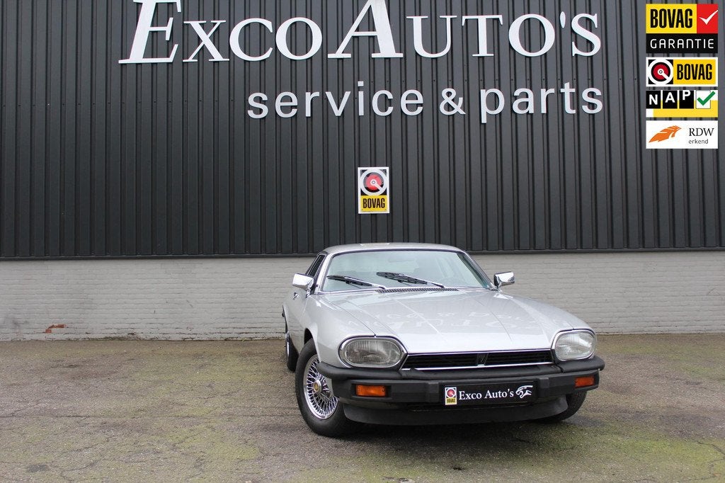Jaguar XJS 5.3 V12 Coupé, Auto's, Gebruikt, Zwart, 12 cilinders, 4 stoelen
