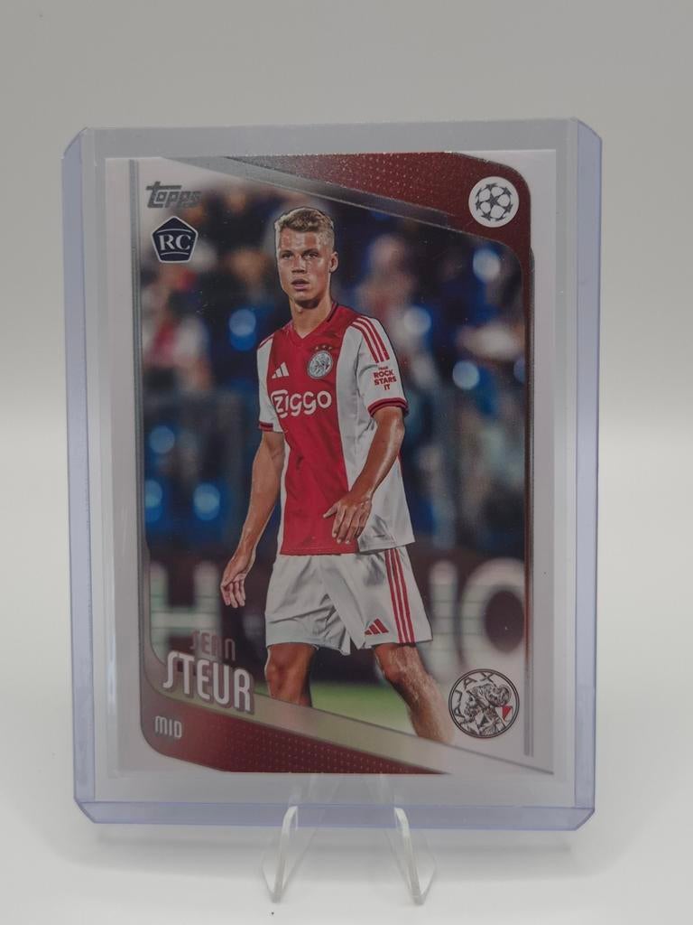 Sean Steur RC – Topps UEFA (Ajax), Ophalen of Verzenden, Zo goed als nieuw, Ajax, Spelerskaart