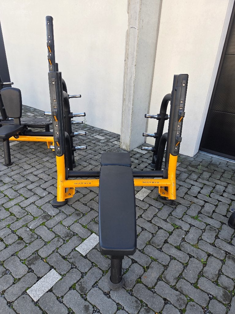 Matrix Magnum Breaker Set: Flat, Incline & Shoulder Bench, Ophalen, Gebruikt, Armen, Fitnessbank