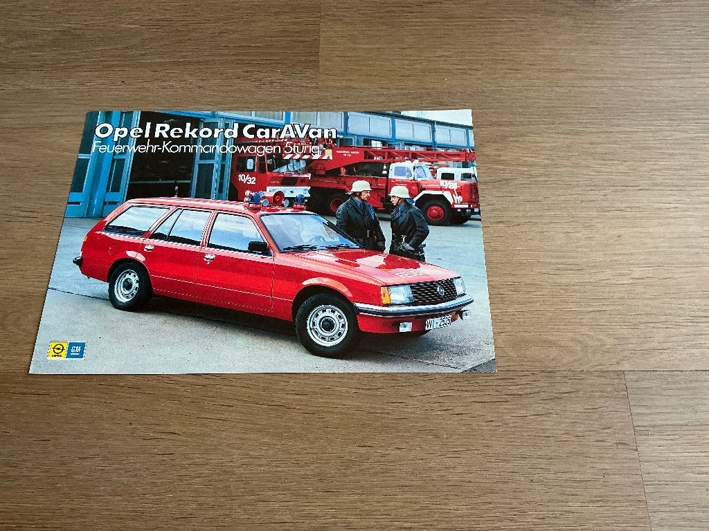 Opel Rekord Caravan Feuerwehr-komandowagen 02 1978, Ophalen of Verzenden, Zo goed als nieuw, Opel