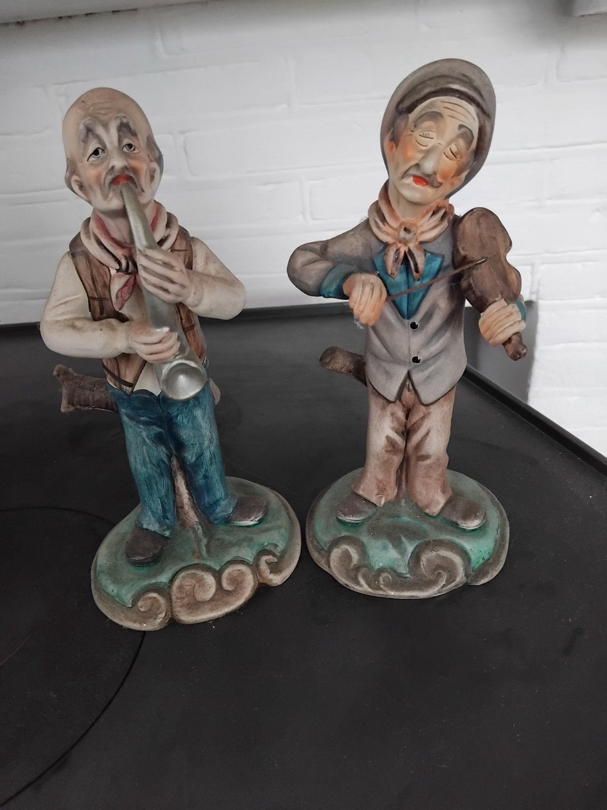 Vintage Boval Artesania beeldjes - Zwervers / Muzikanten, Ophalen of Verzenden