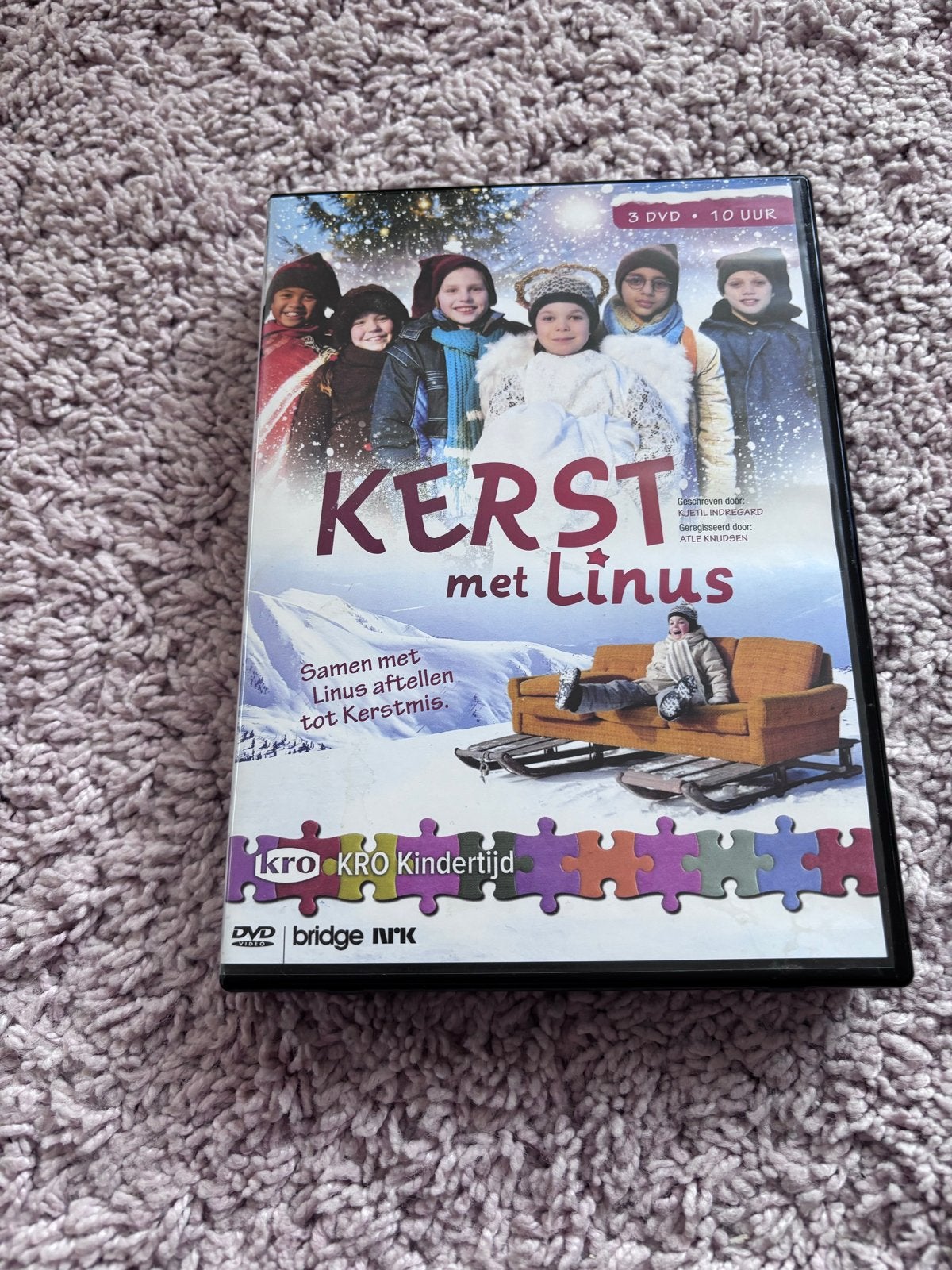 Kerst met Linus - Complete DVD Boxset (3 DVD's), Cd's en Dvd's, Alle leeftijden, Tv-serie, Zo goed als nieuw, Kerst
