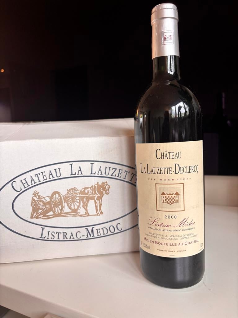 Château La Lauzette-Declercq 2000 Listrac-Médoc, Ophalen, Frankrijk, Nieuw, Rode wijn