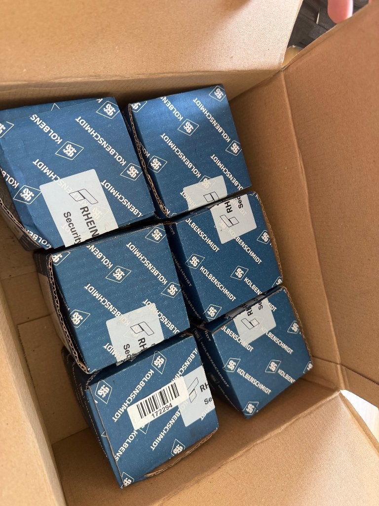 6 Kolbenschmidt zuigers 87mm - Mercedes R107 280SL - NIEUW, Ophalen of Verzenden, Nieuw, Mercedes-Benz