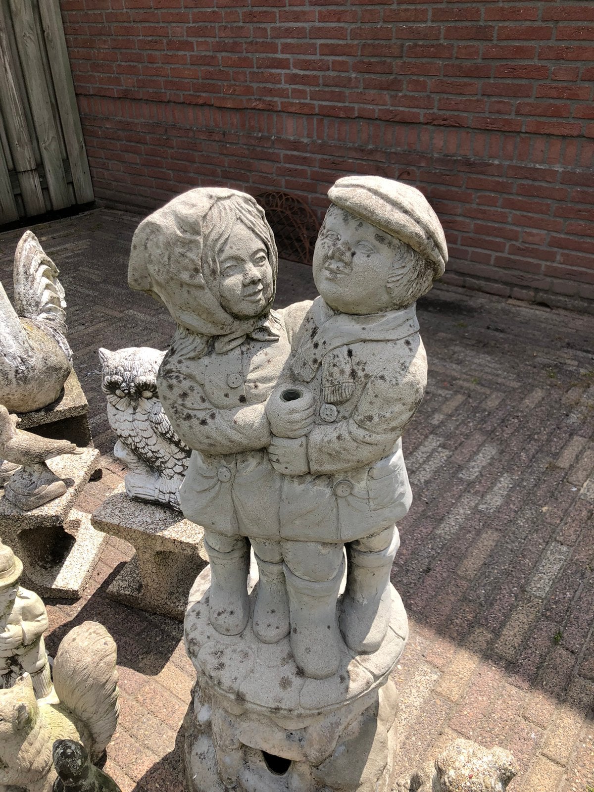 Beelden van steen, groot en klein, Tuin en Terras, Ophalen
