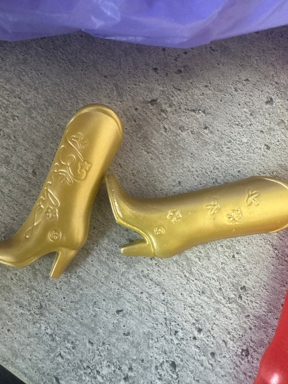 Holywood hair Gouden Barbie Cowboy Laarzen - Accessoire, Ophalen of Verzenden, Gebruikt